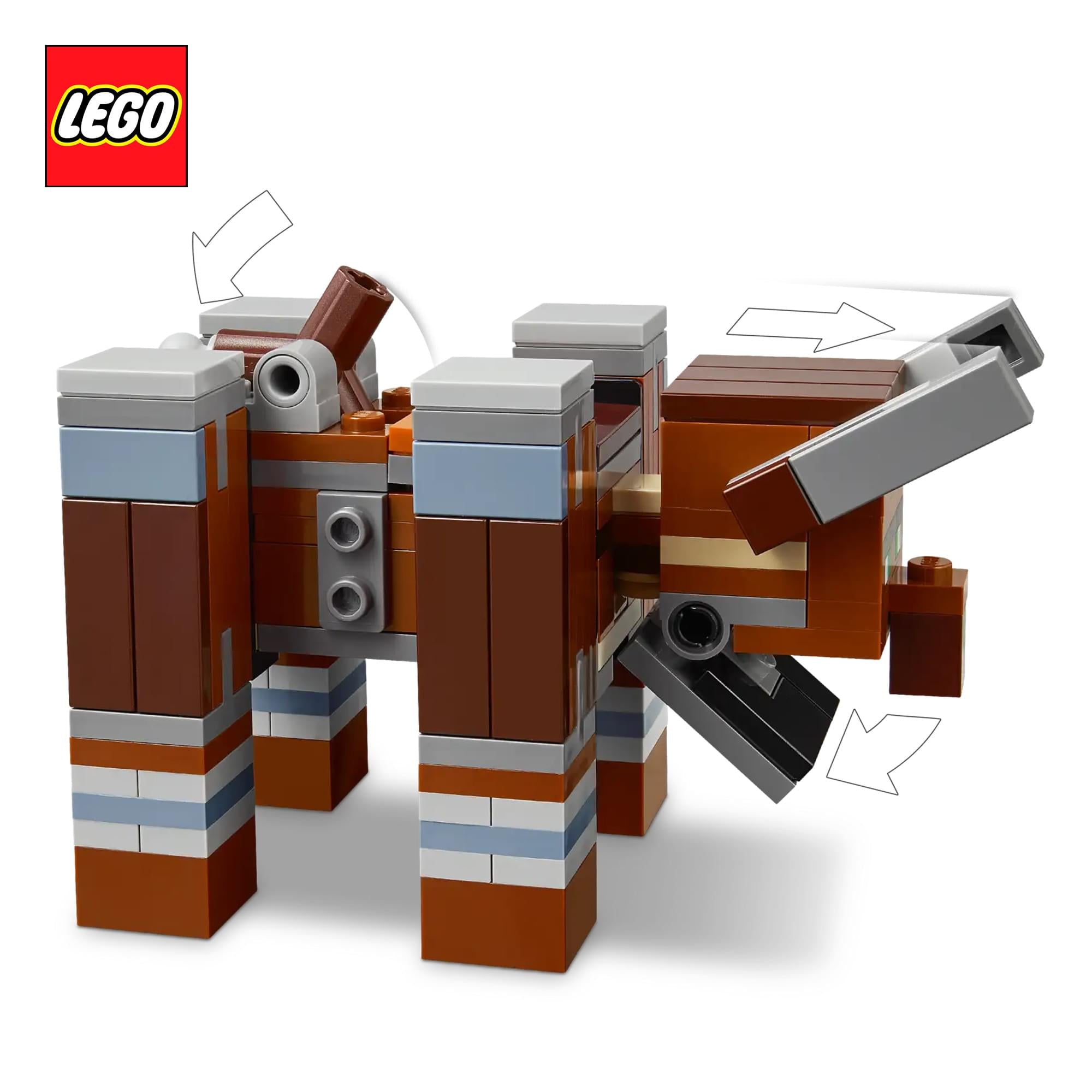 Minecraft LEGO 21278 The Pillager Outpost and Ravager 665-Piece Building Set