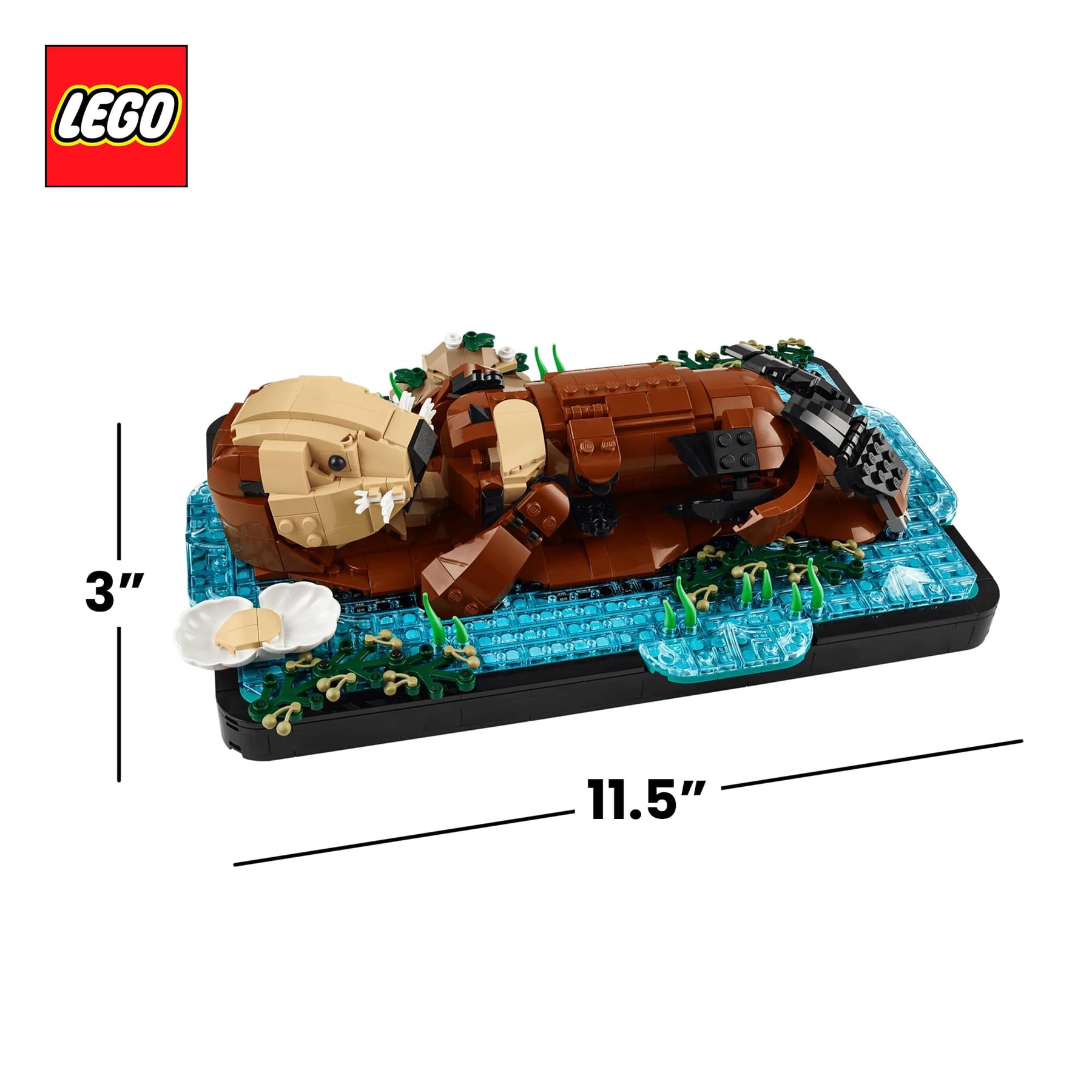 LEGO Ideas 21366 Floating Sea Otters 1234-Piece Building Set