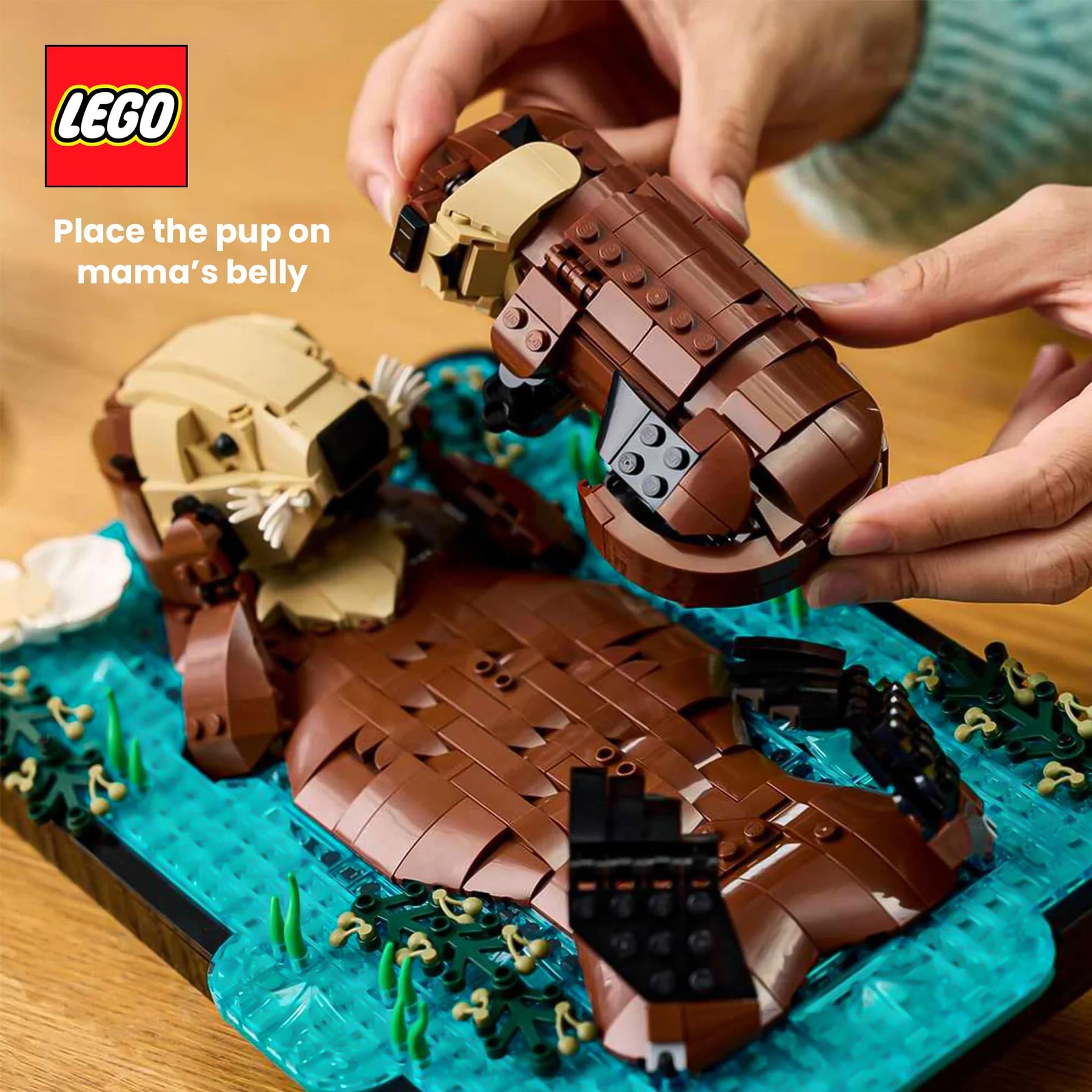 LEGO Ideas 21366 Floating Sea Otters 1234-Piece Building Set