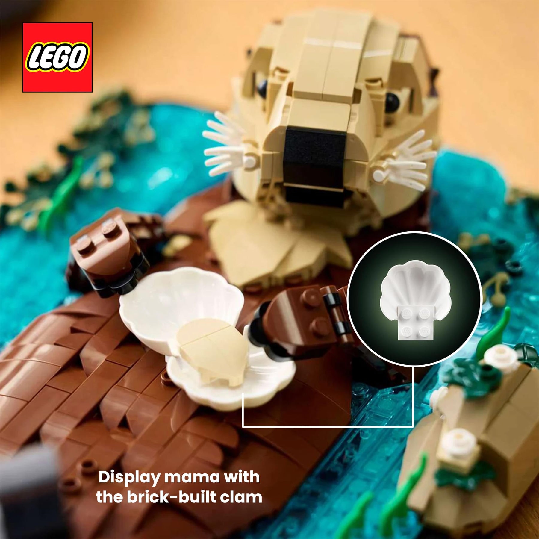 LEGO Ideas 21366 Floating Sea Otters 1234-Piece Building Set