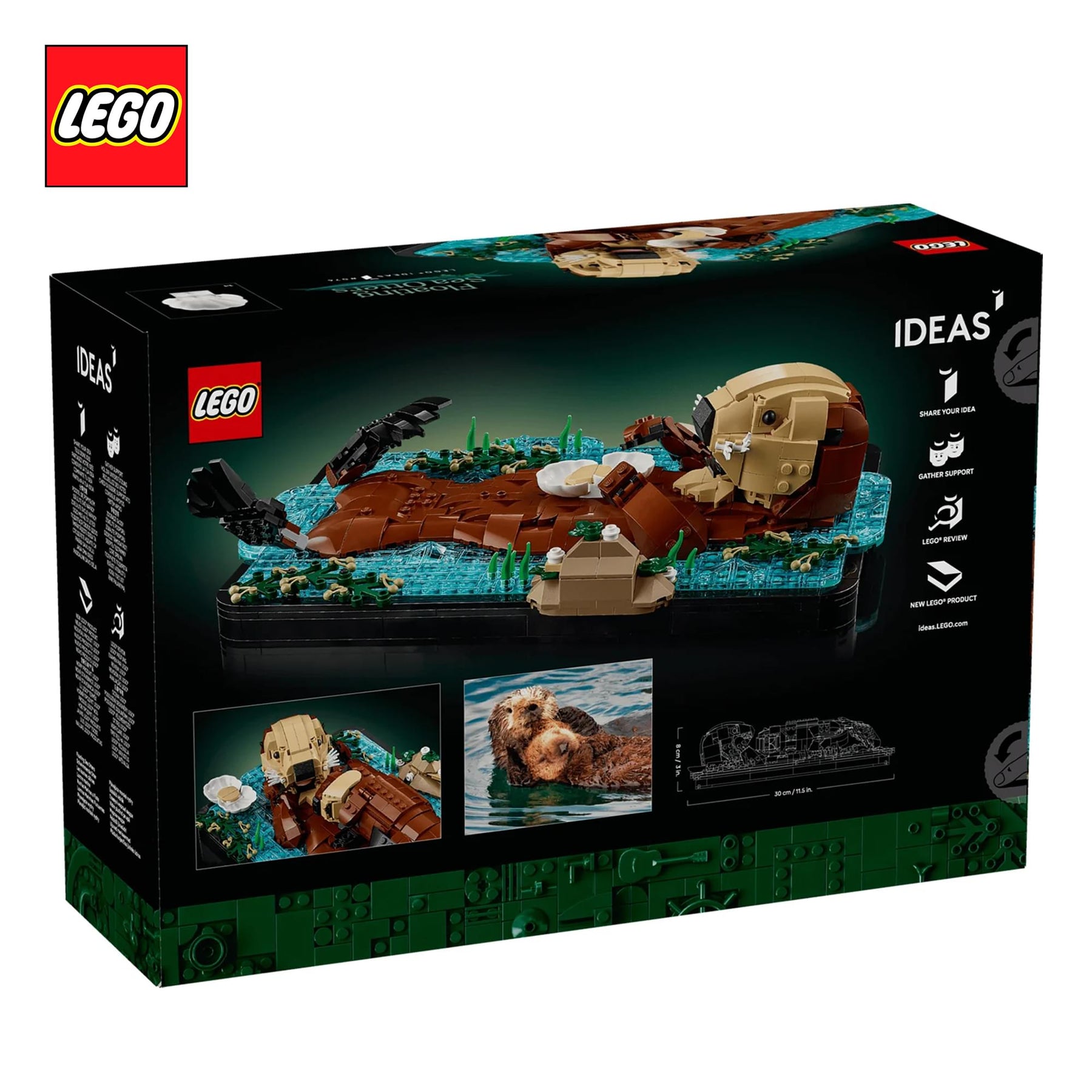 LEGO Ideas 21366 Floating Sea Otters 1234-Piece Building Set