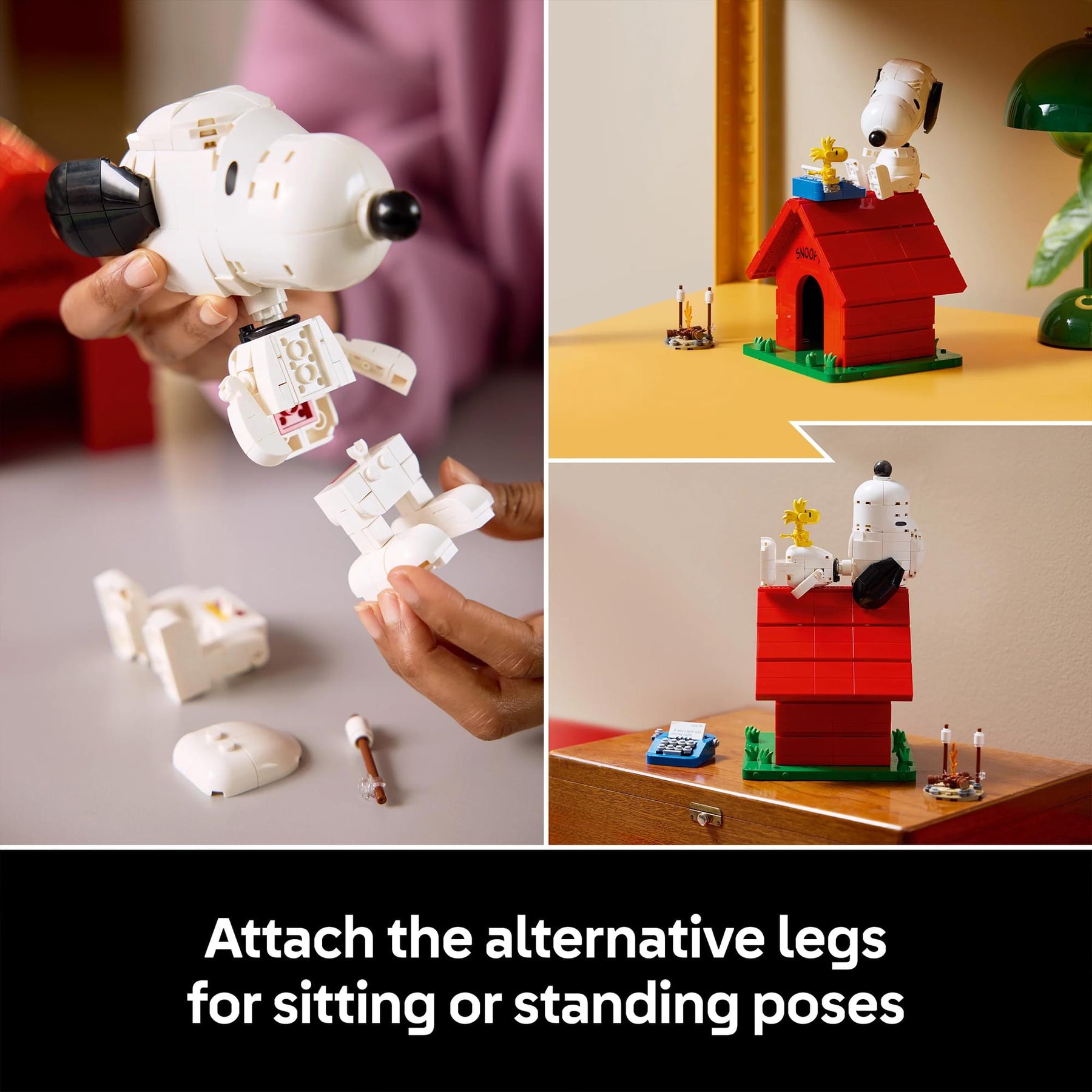 Peanuts LEGO Ideas 21368 Snoopy's Doghouse 964-Piece Building Set