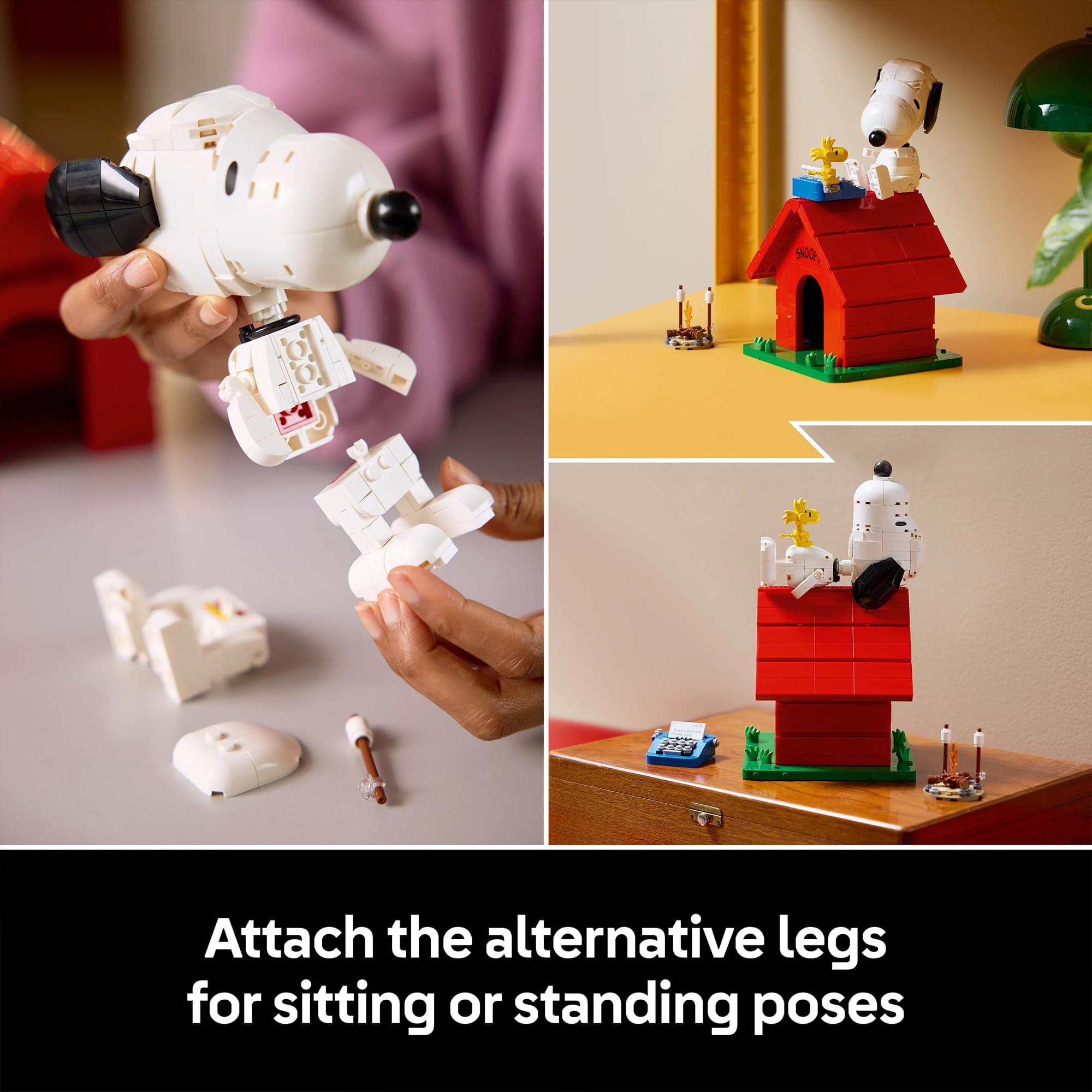Peanuts LEGO Ideas 21368 Snoopy's Doghouse 964-Piece Building Set