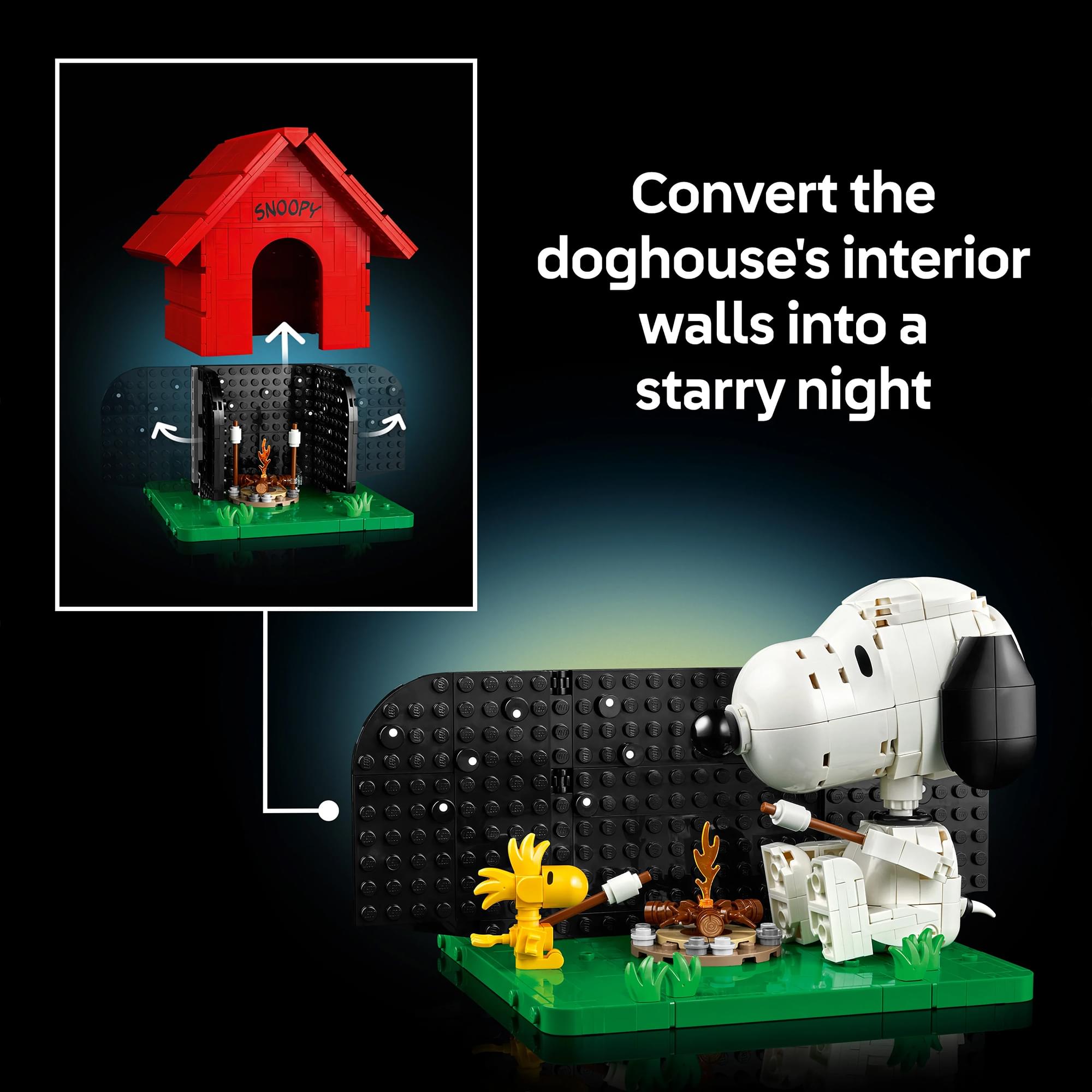 Peanuts LEGO Ideas 21368 Snoopy's Doghouse 964-Piece Building Set