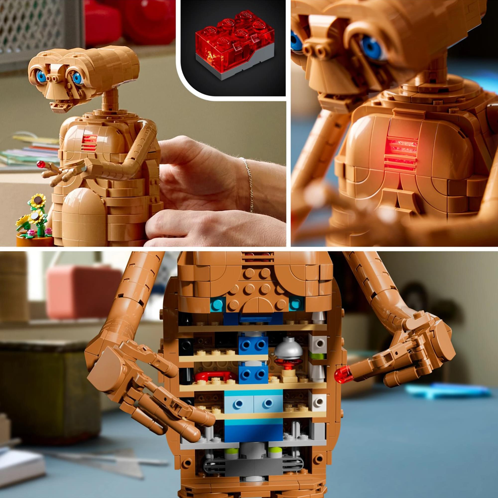 E.T. the Extra-Terrestrial LEGO Ideas 21370 1226-Piece Building Set
