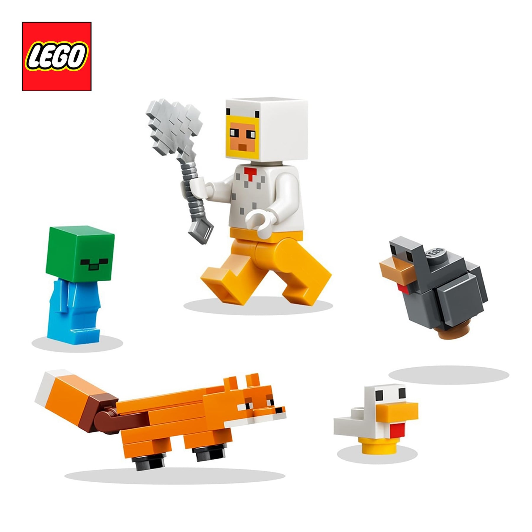 Minecraft LEGO 21585 Chicken Farm 233-Piece Building Set
