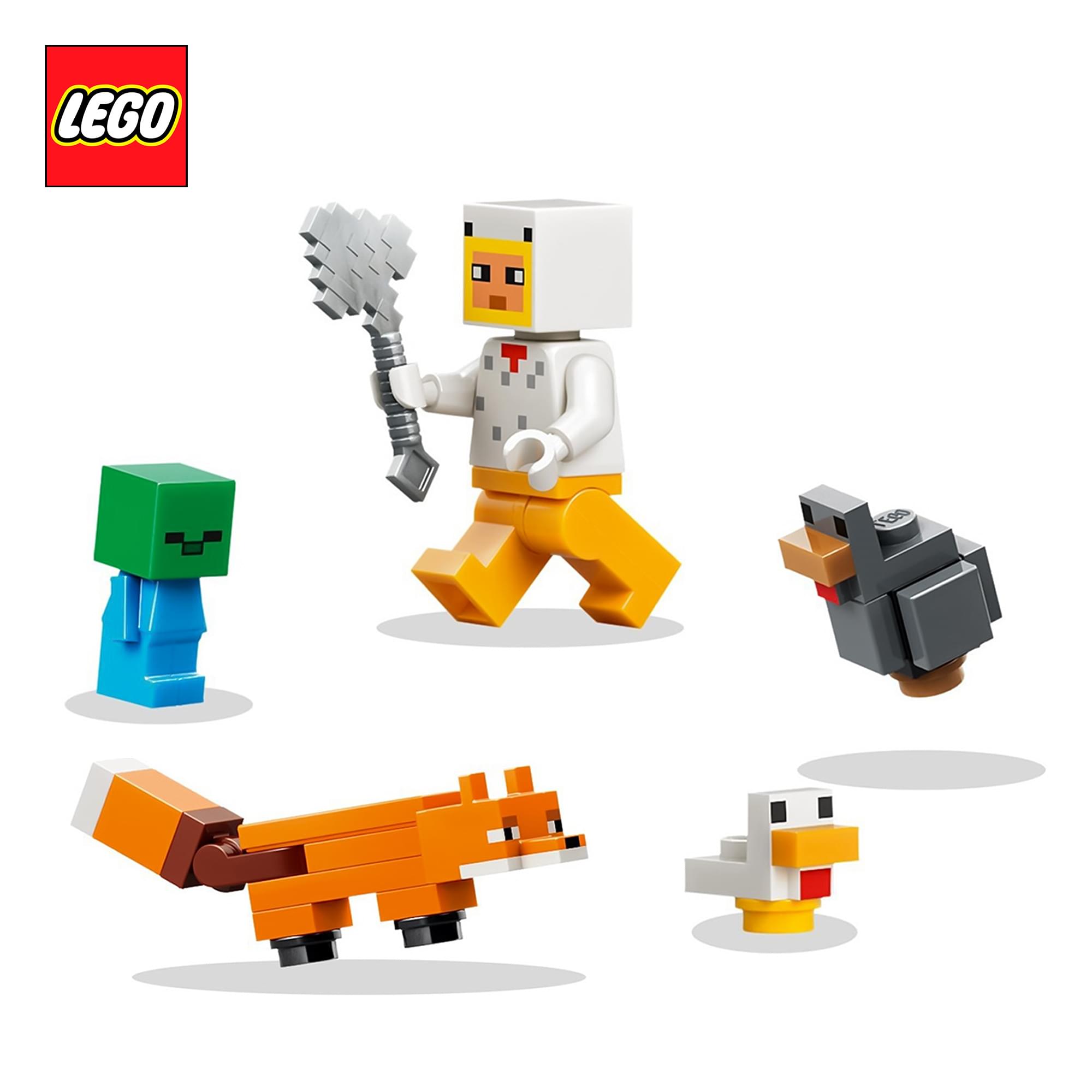 Minecraft LEGO 21585 Chicken Farm 233-Piece Building Set