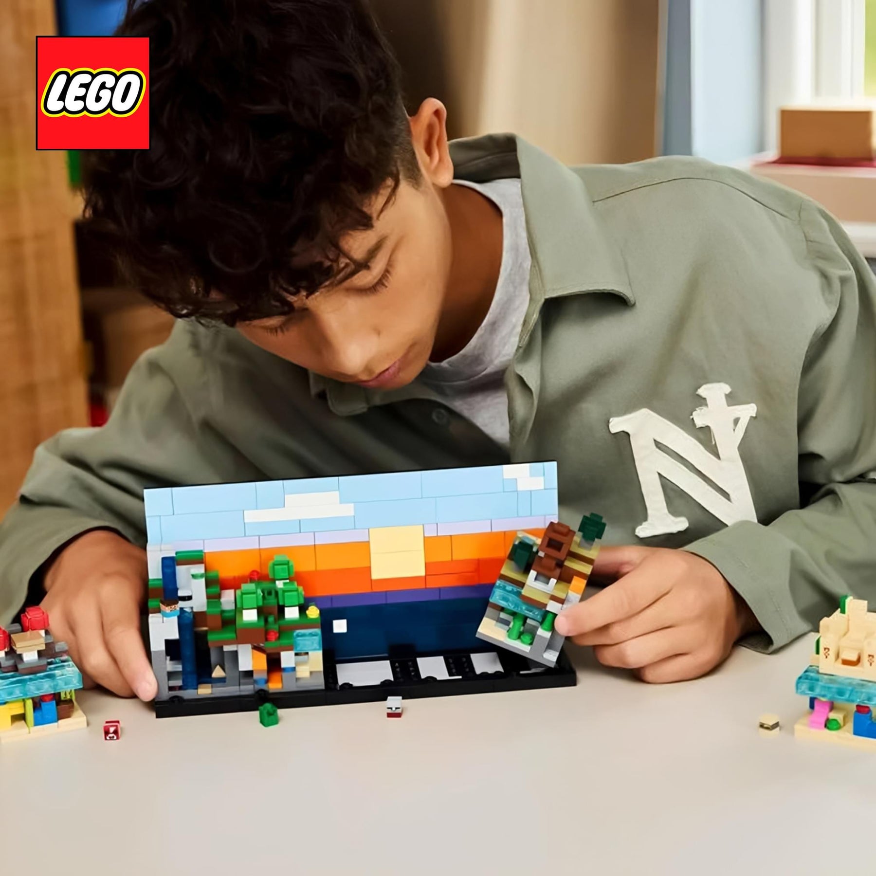 Minecraft LEGO 21589 Mini Biomes 797-Piece Building Set