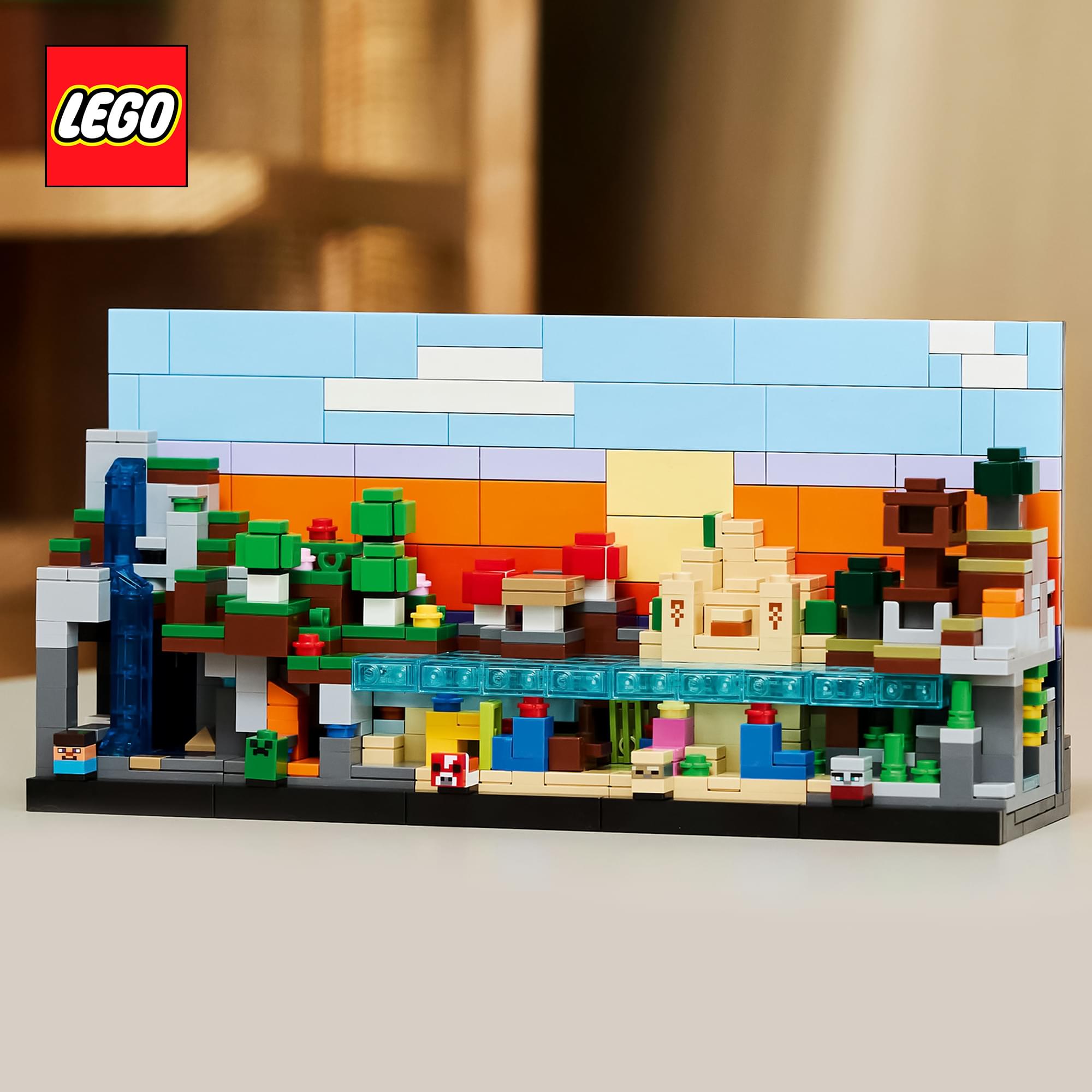 Minecraft LEGO 21589 Mini Biomes 797-Piece Building Set