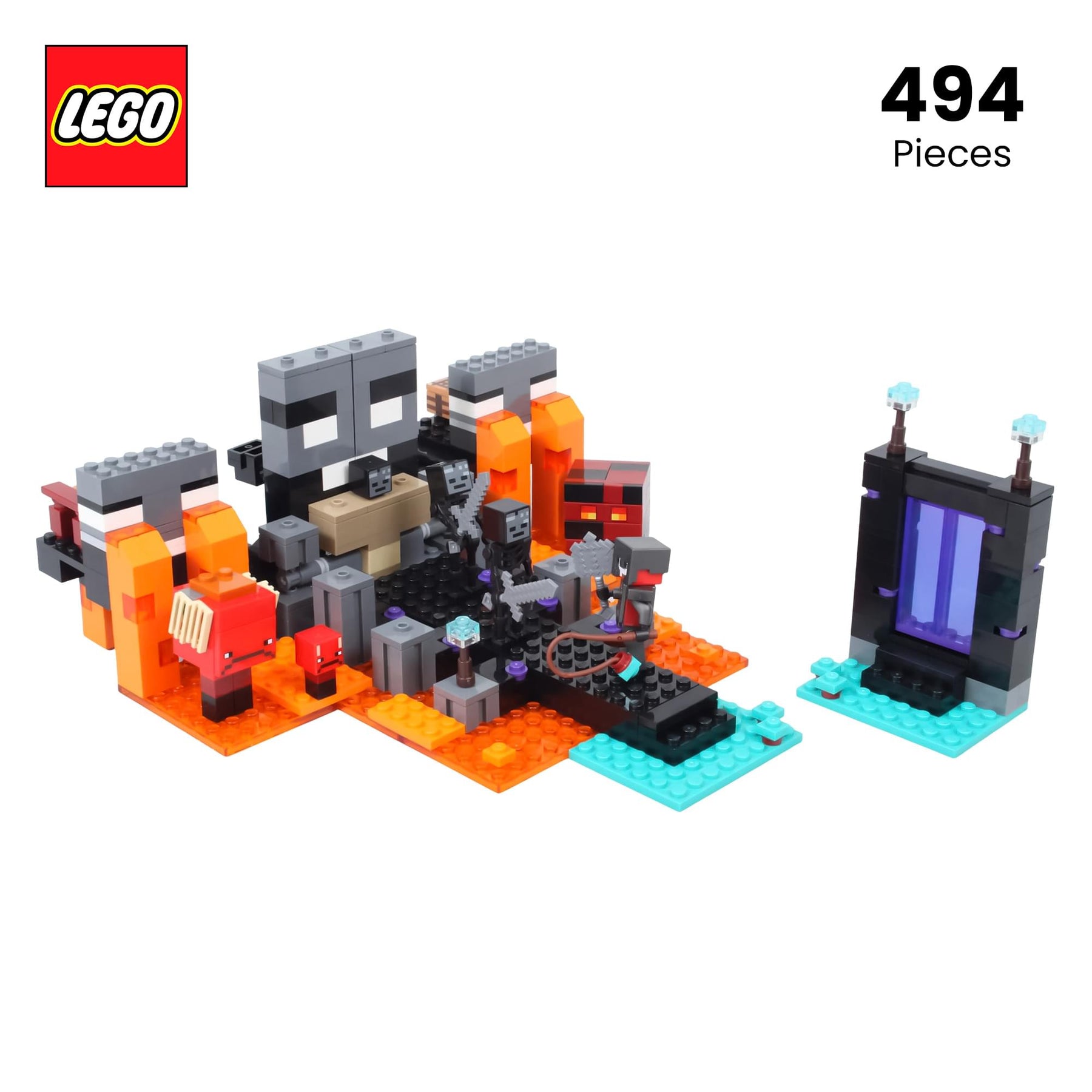 Minecraft LEGO 21590 Wither Battle 494-Piece Building Set
