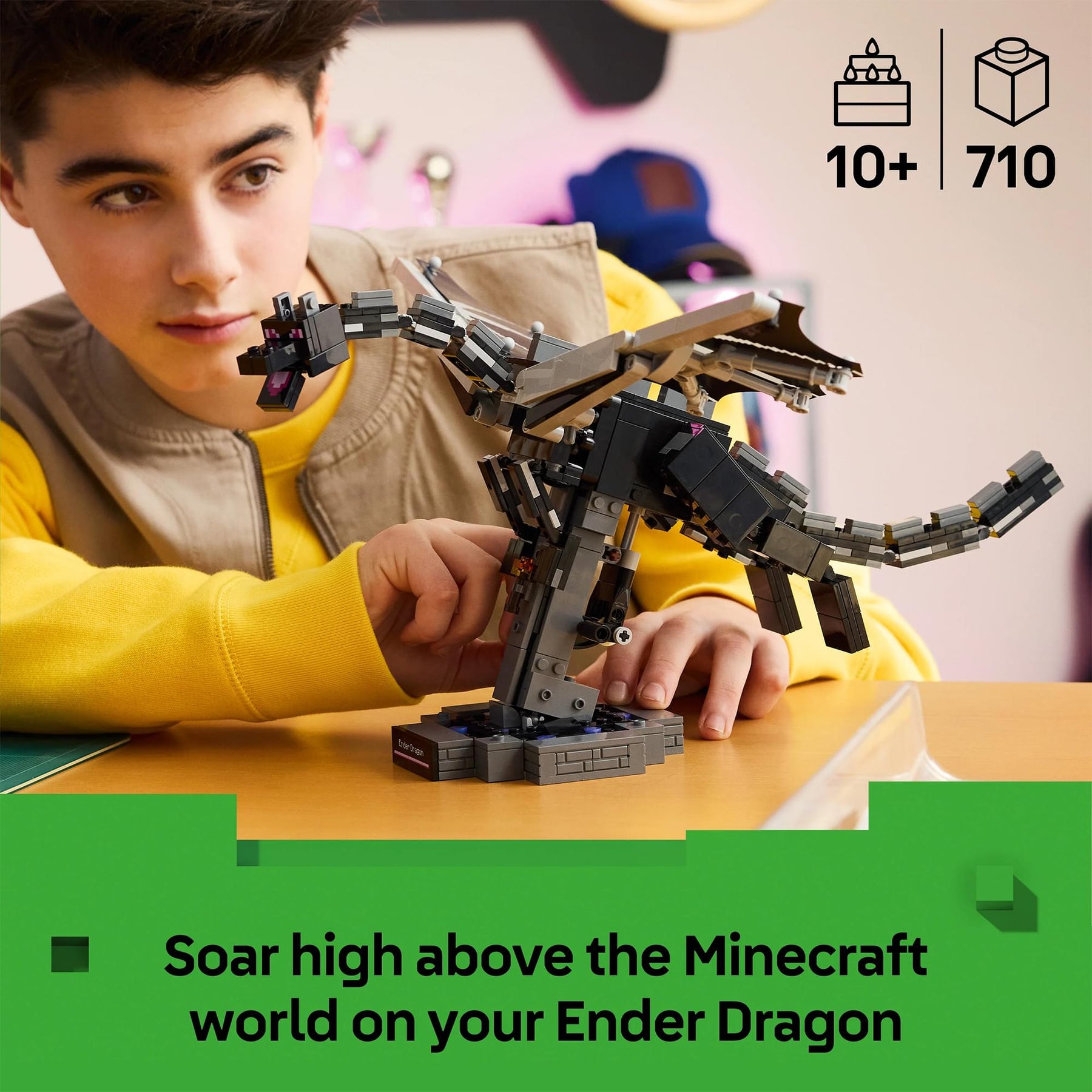 Minecraft LEGO 21595 The Ender Dragon 710-Piece Building Set