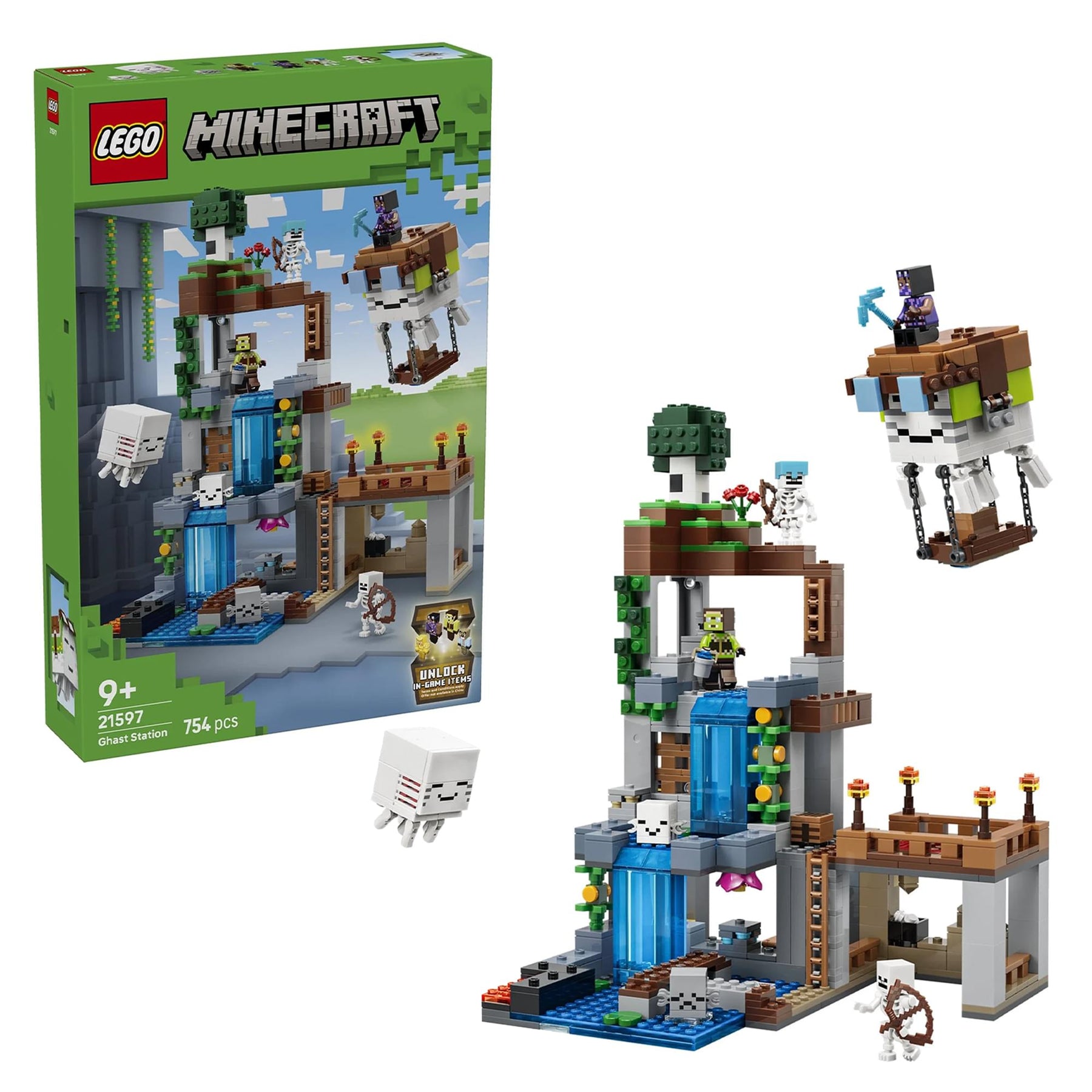 Minecraft LEGO 21597 Ghast Station 754-Piece Building Set