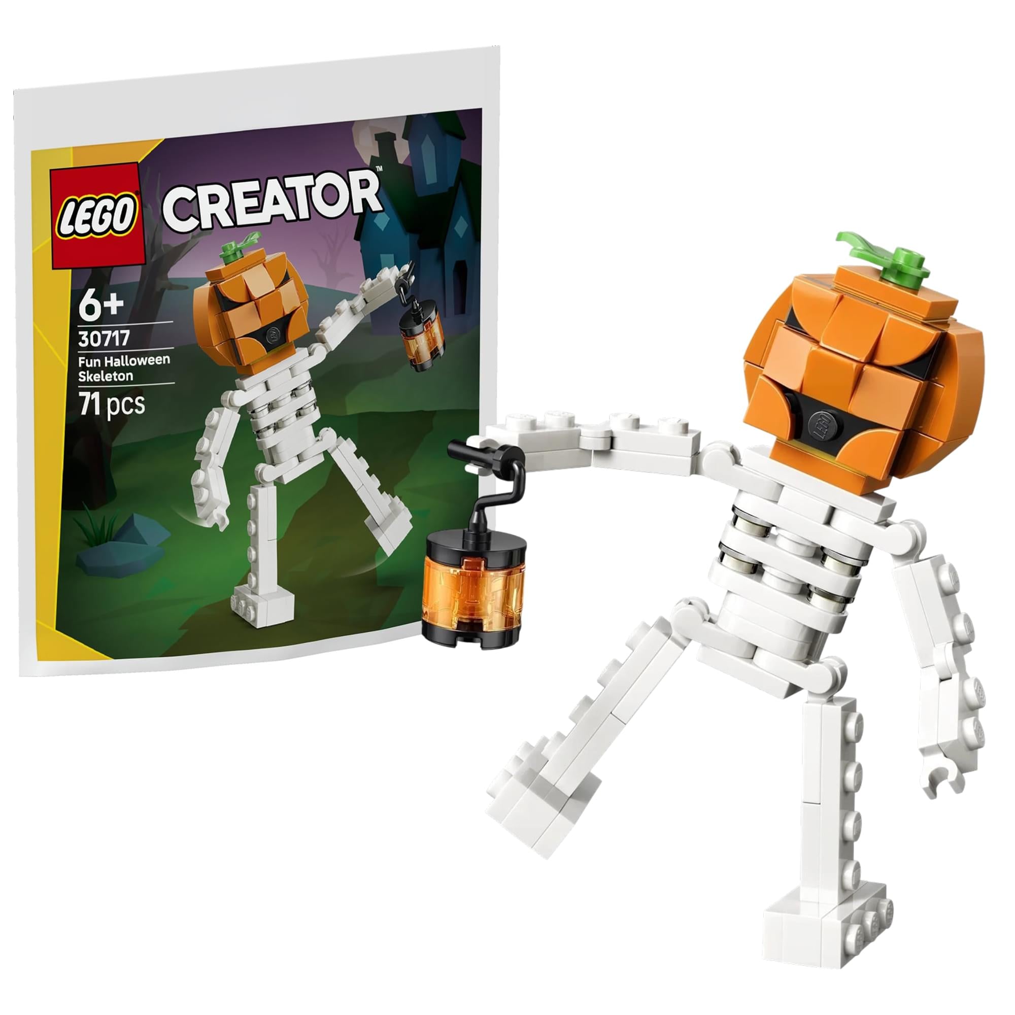 LEGO Creator 30717 Fun Halloween Skeleton 71-Piece Mini Building Set