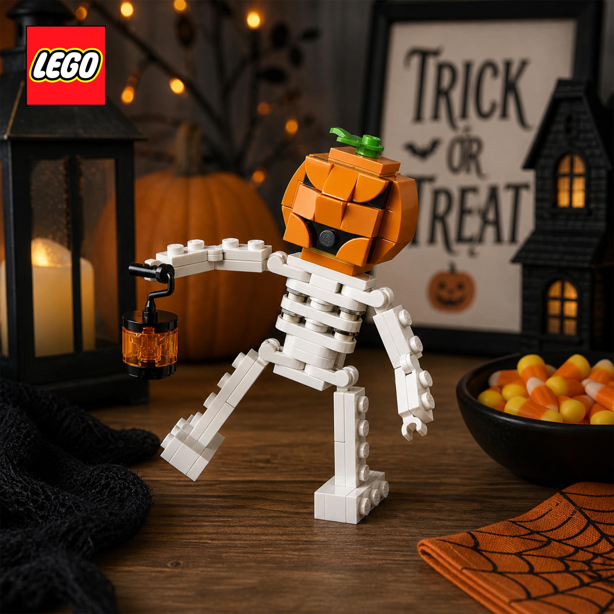 LEGO Creator 30717 Fun Halloween Skeleton 71-Piece Mini Building Set