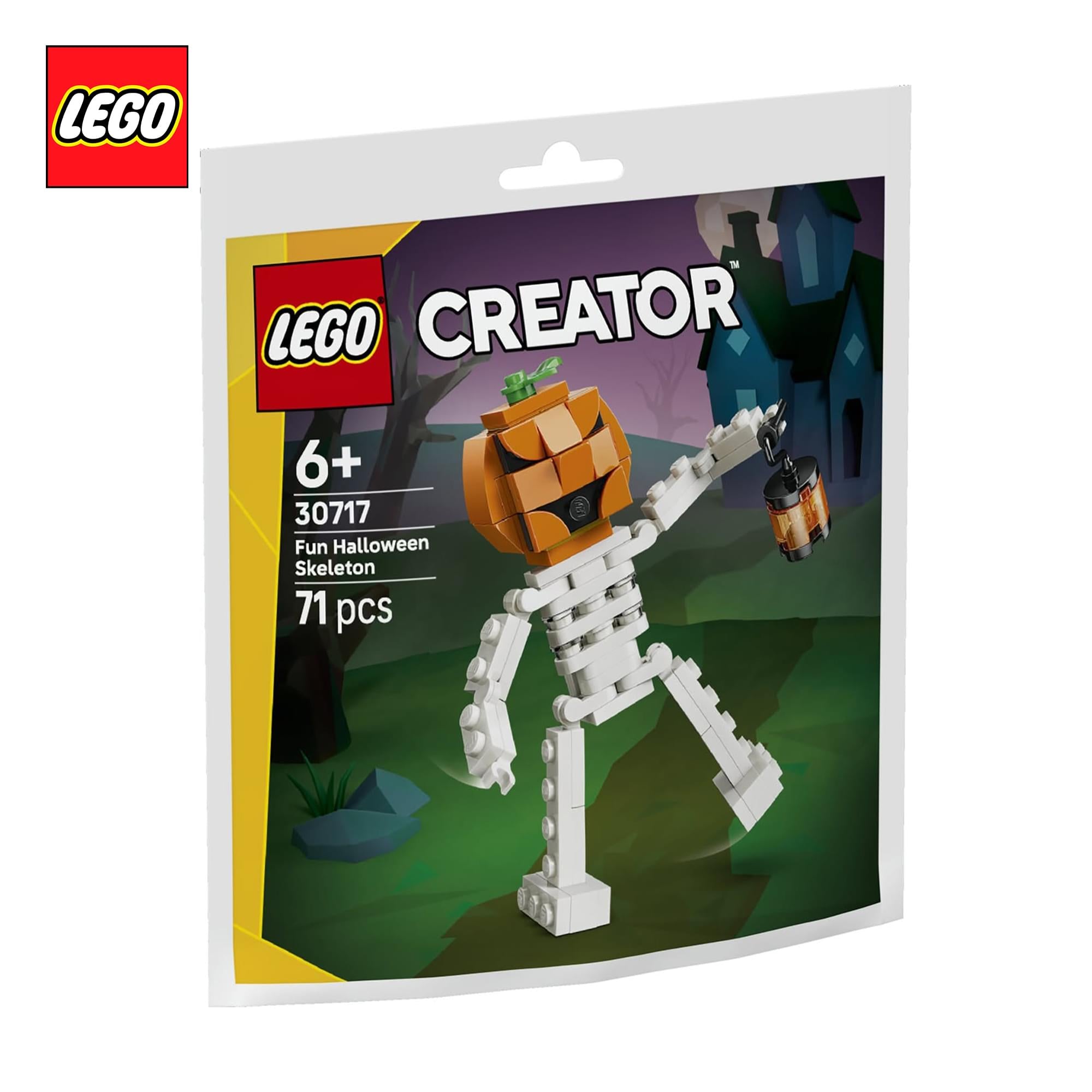 LEGO Creator 30717 Fun Halloween Skeleton 71-Piece Mini Building Set