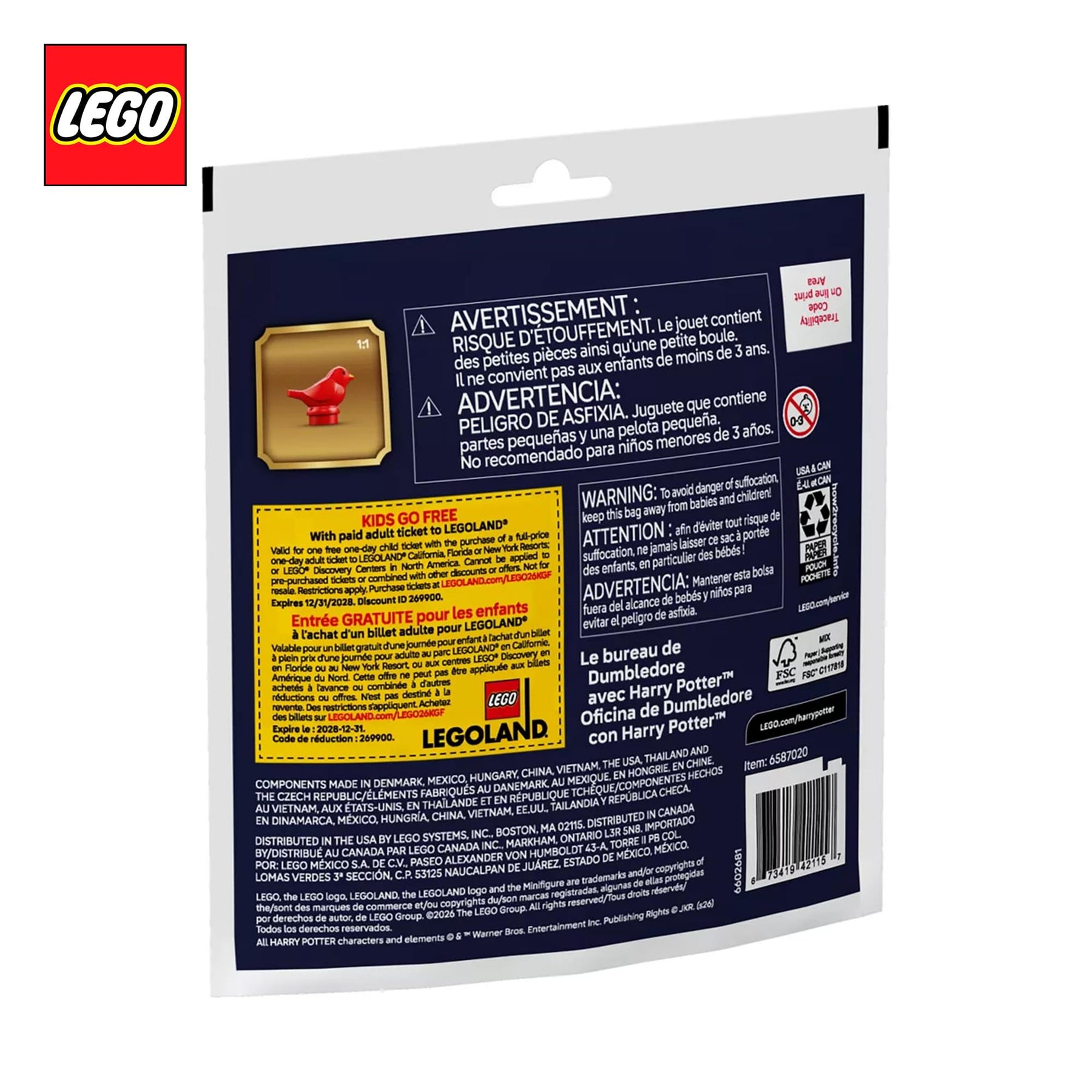 Harry Potter LEGO 30724 Dumbledore's Office Building Set
