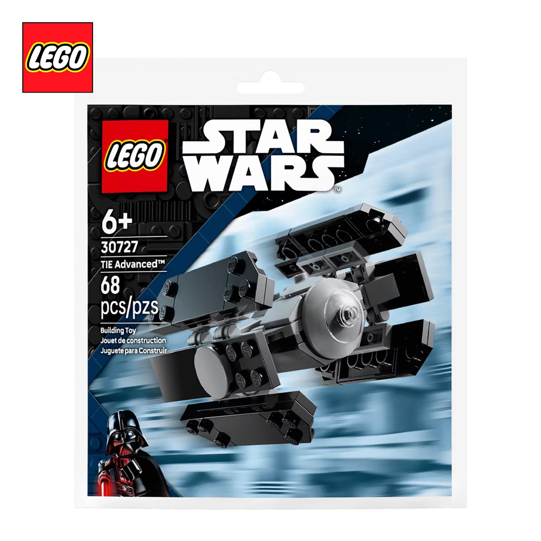 Star Wars LEGO 30727 TIE Advanced Mini-Build 68-Piece Building Set