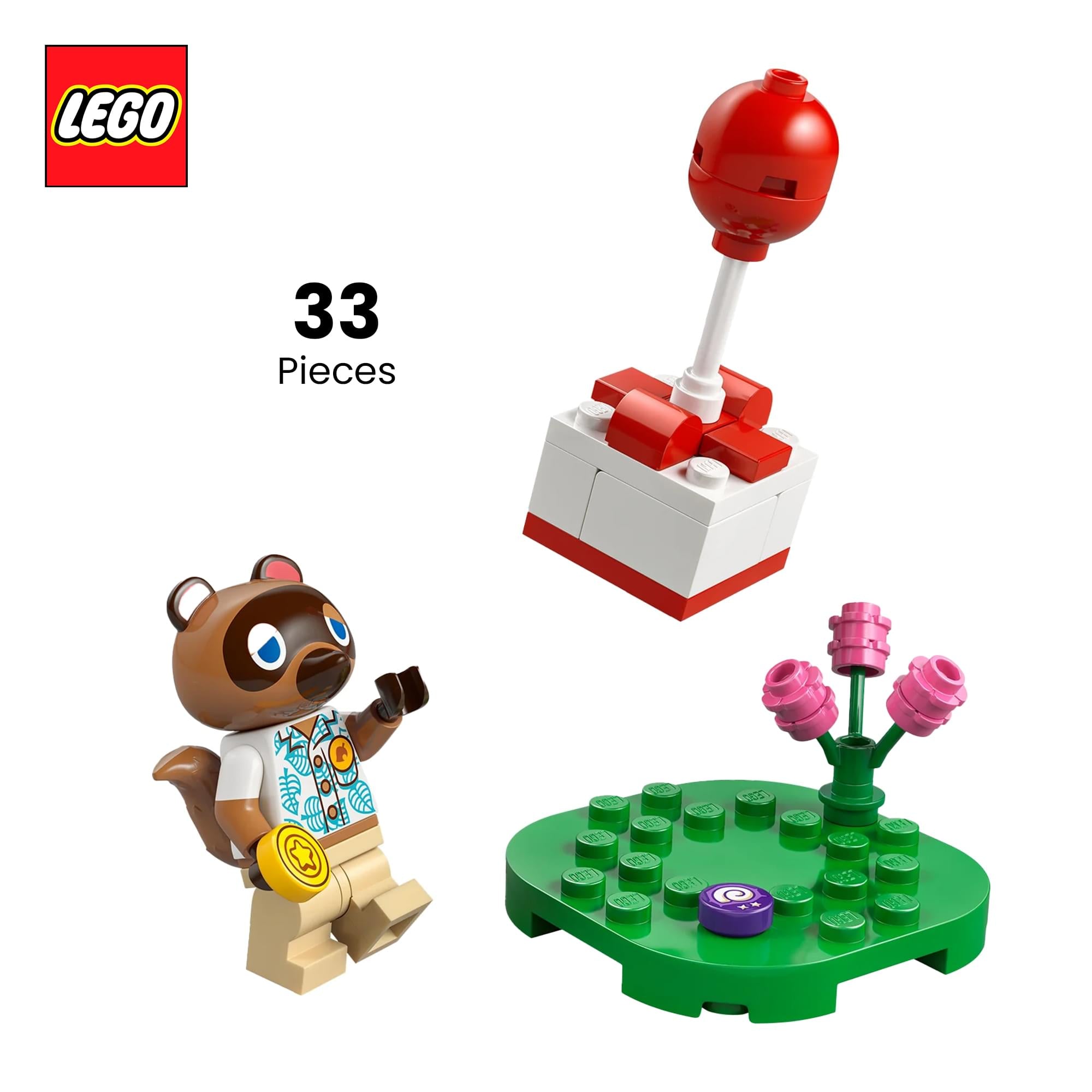 LEGO Animal Crossing 30731 Tom Nook and Flying Present 33-Piece Building Set