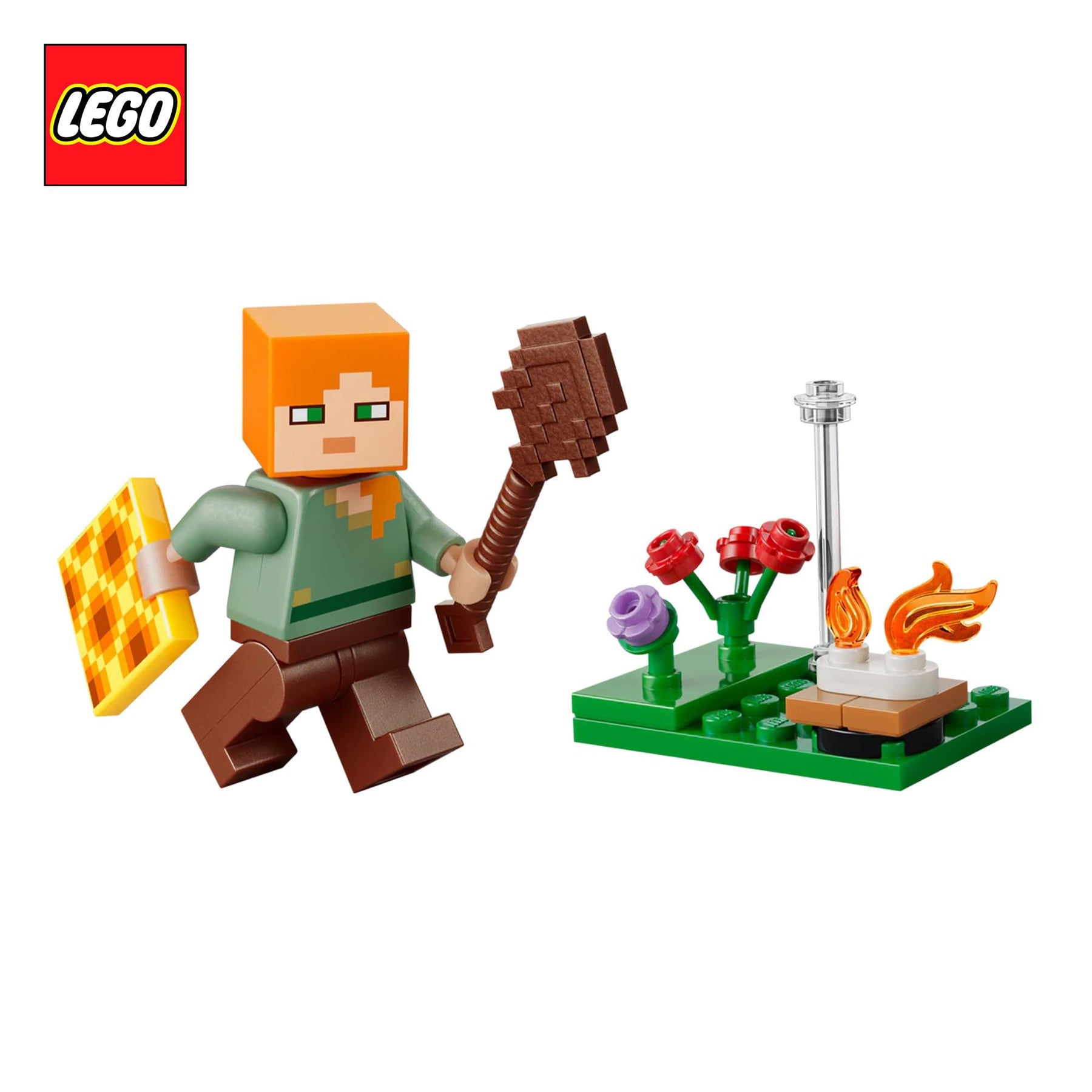 Minecraft LEGO 30732 Alex's Campfire Conflict Building Set