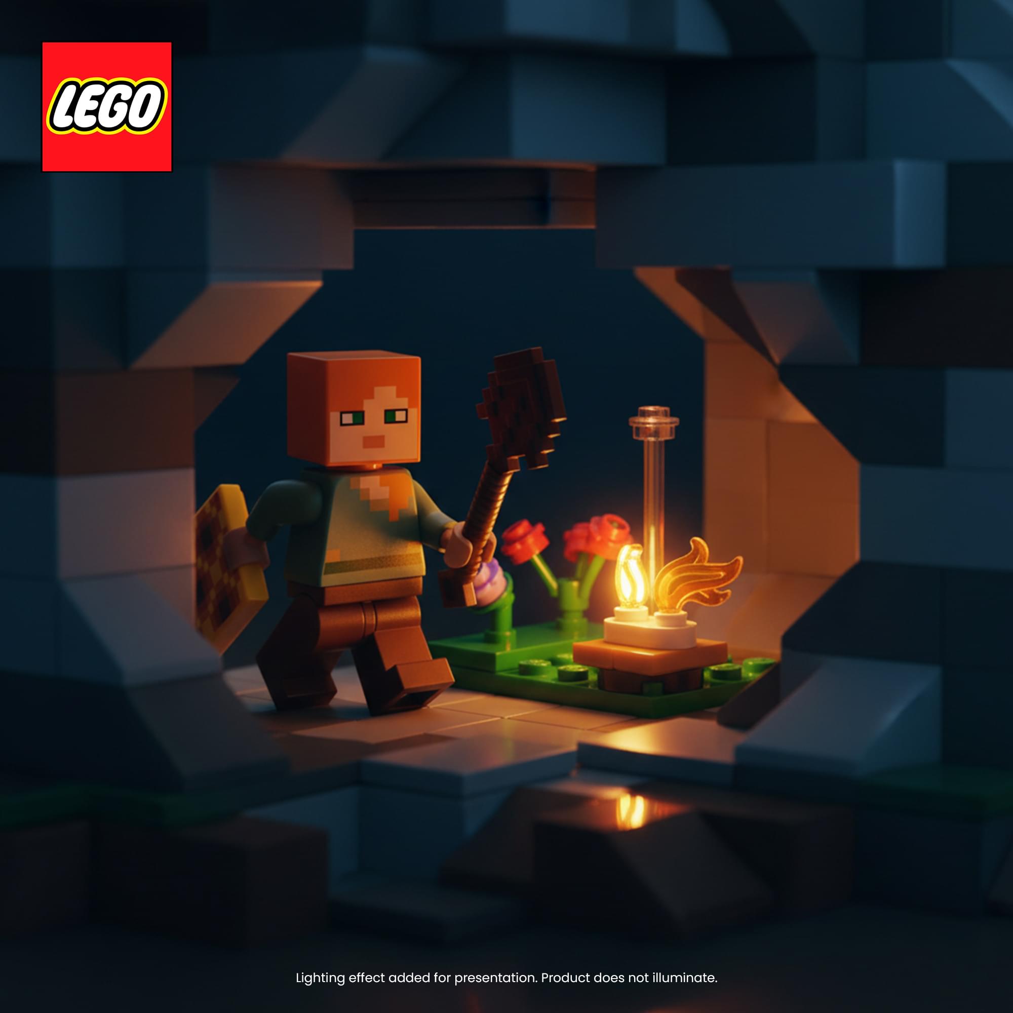 Minecraft LEGO 30732 Alex's Campfire Conflict Building Set