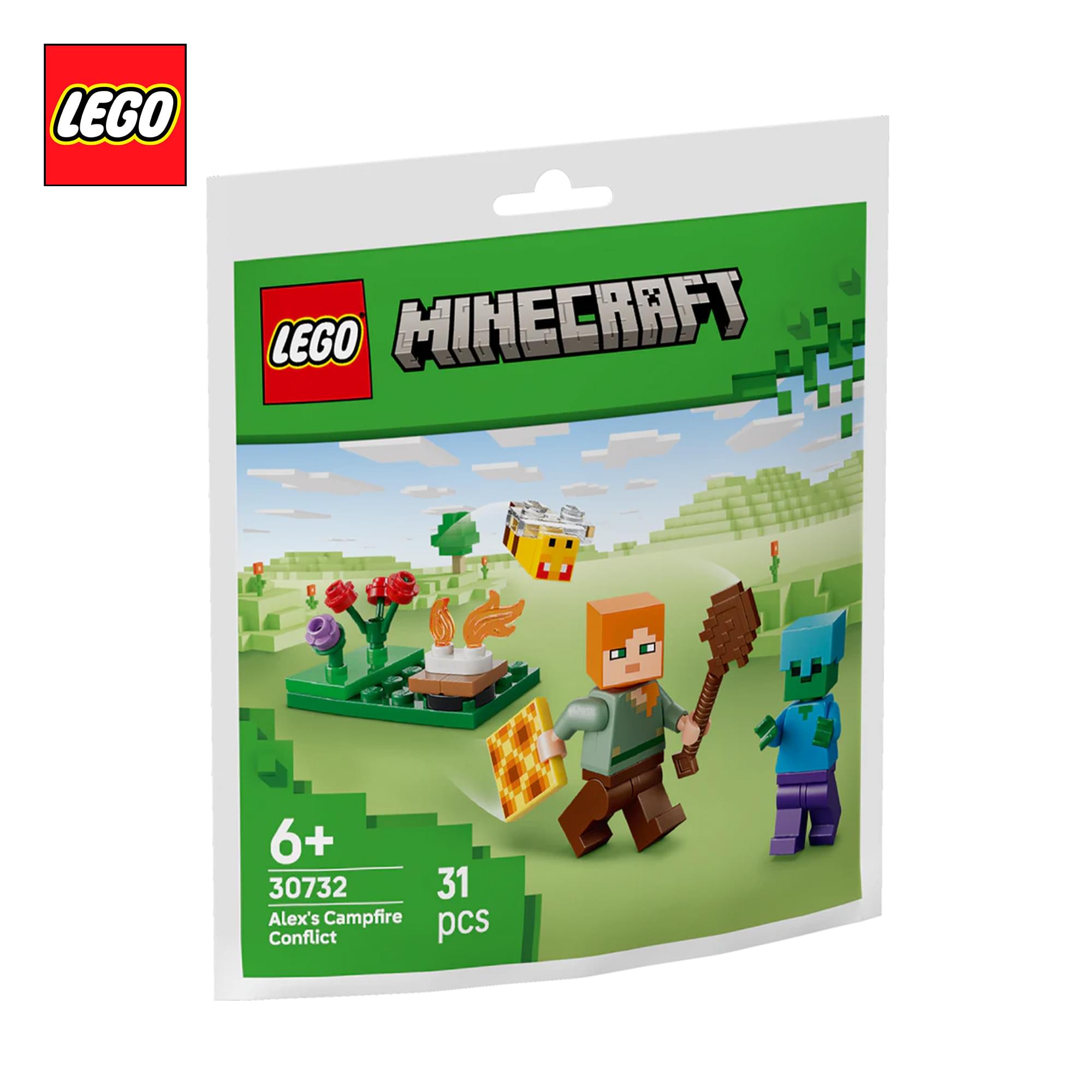 Minecraft LEGO 30732 Alex's Campfire Conflict Building Set
