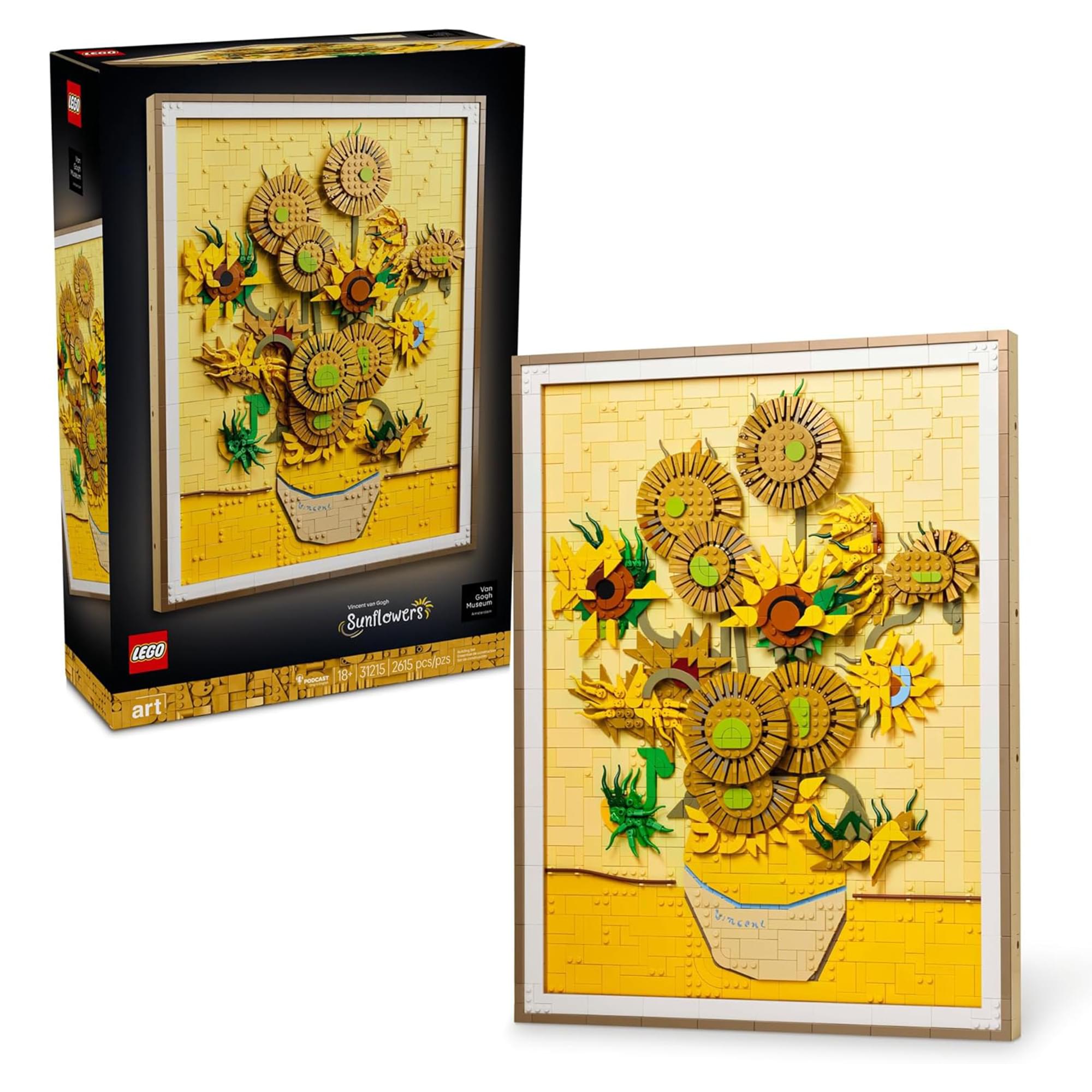 LEGO Art 31215 Vincent Van Gogh Sunflowers 2615-Piece Building Set