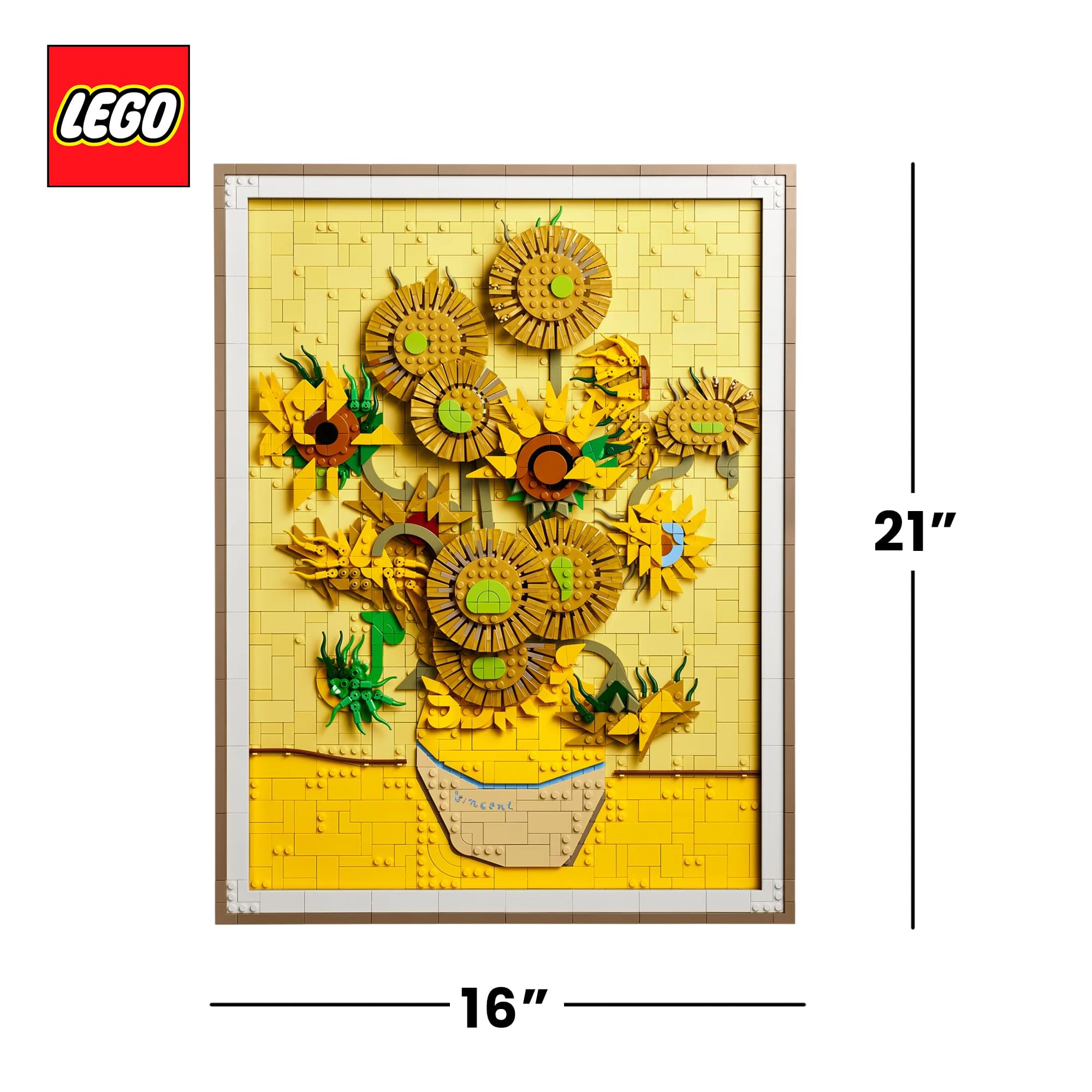 LEGO Art 31215 Vincent Van Gogh Sunflowers 2615-Piece Building Set