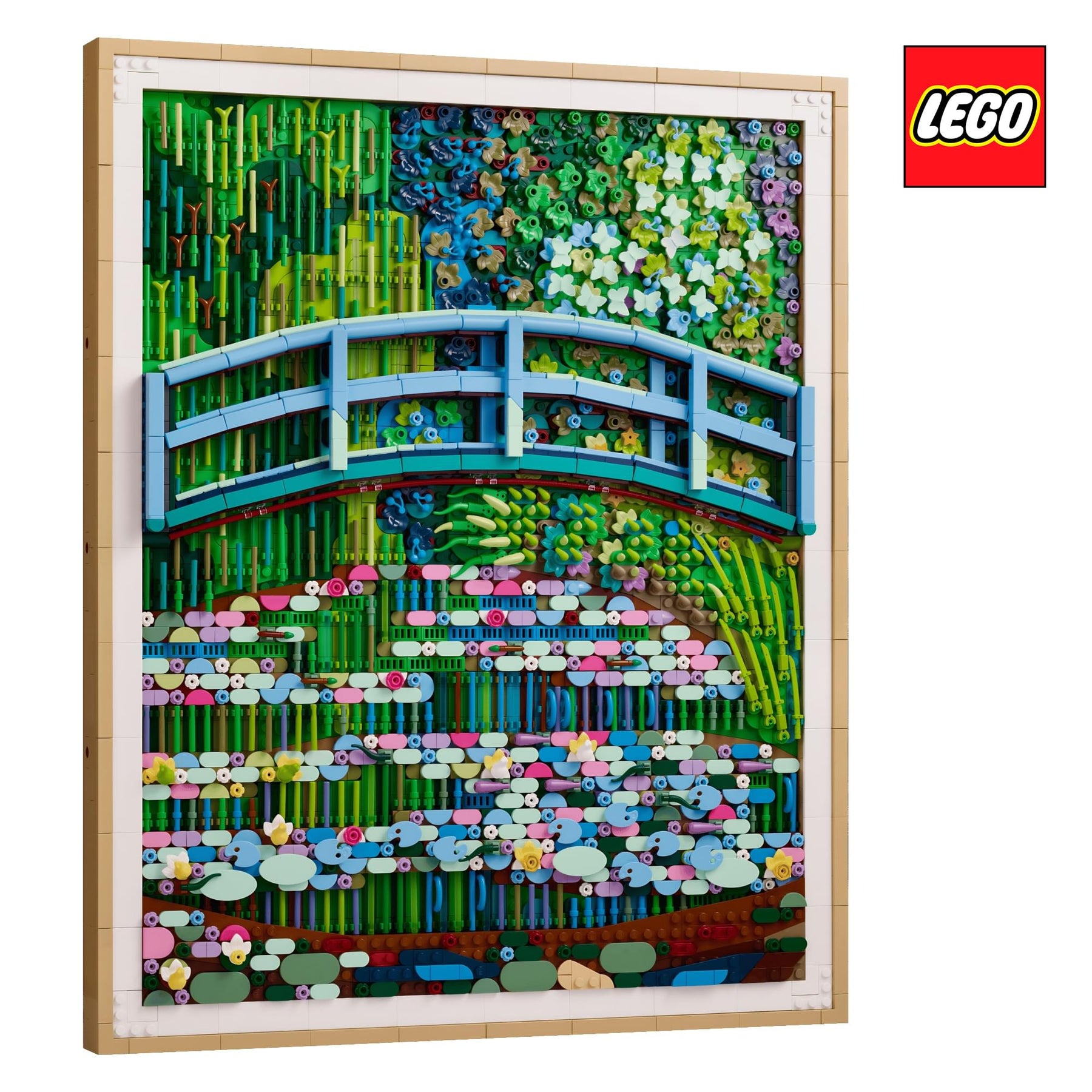 LEGO Art 31220 Claude Monet Bridge Over Pond 3179-Piece Building Set
