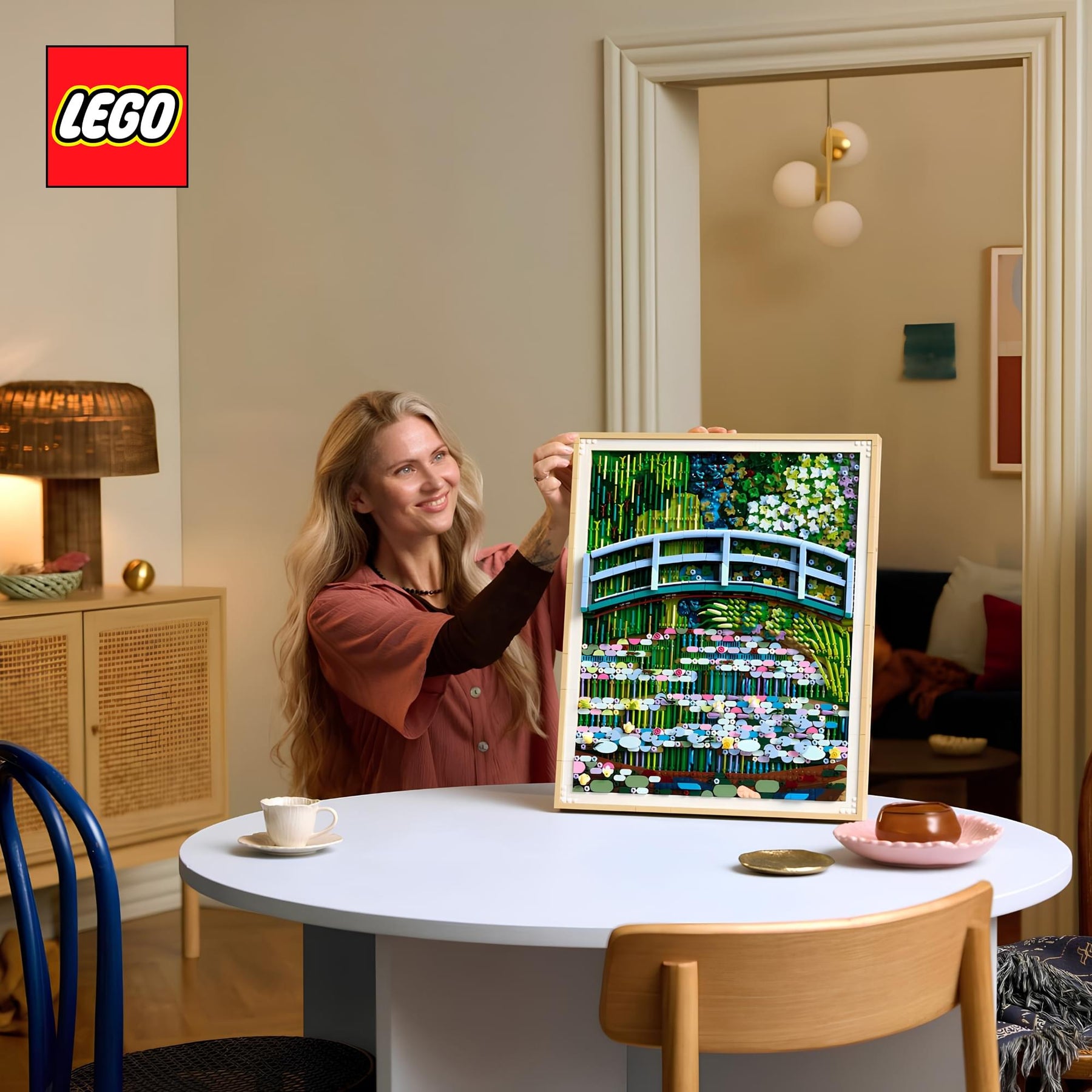 LEGO Art 31220 Claude Monet Bridge Over Pond 3179-Piece Building Set