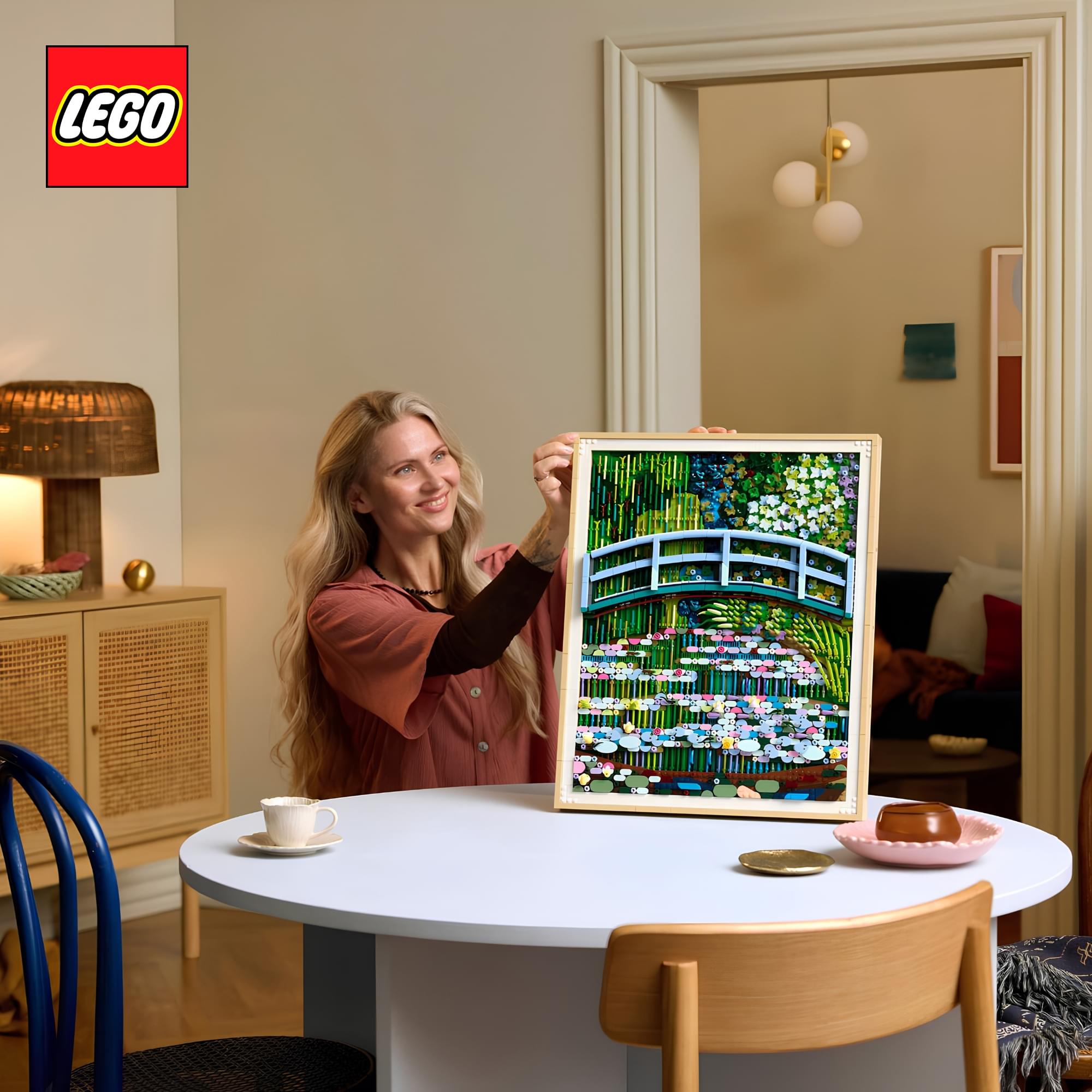 LEGO Art 31220 Claude Monet Bridge Over Pond 3179-Piece Building Set