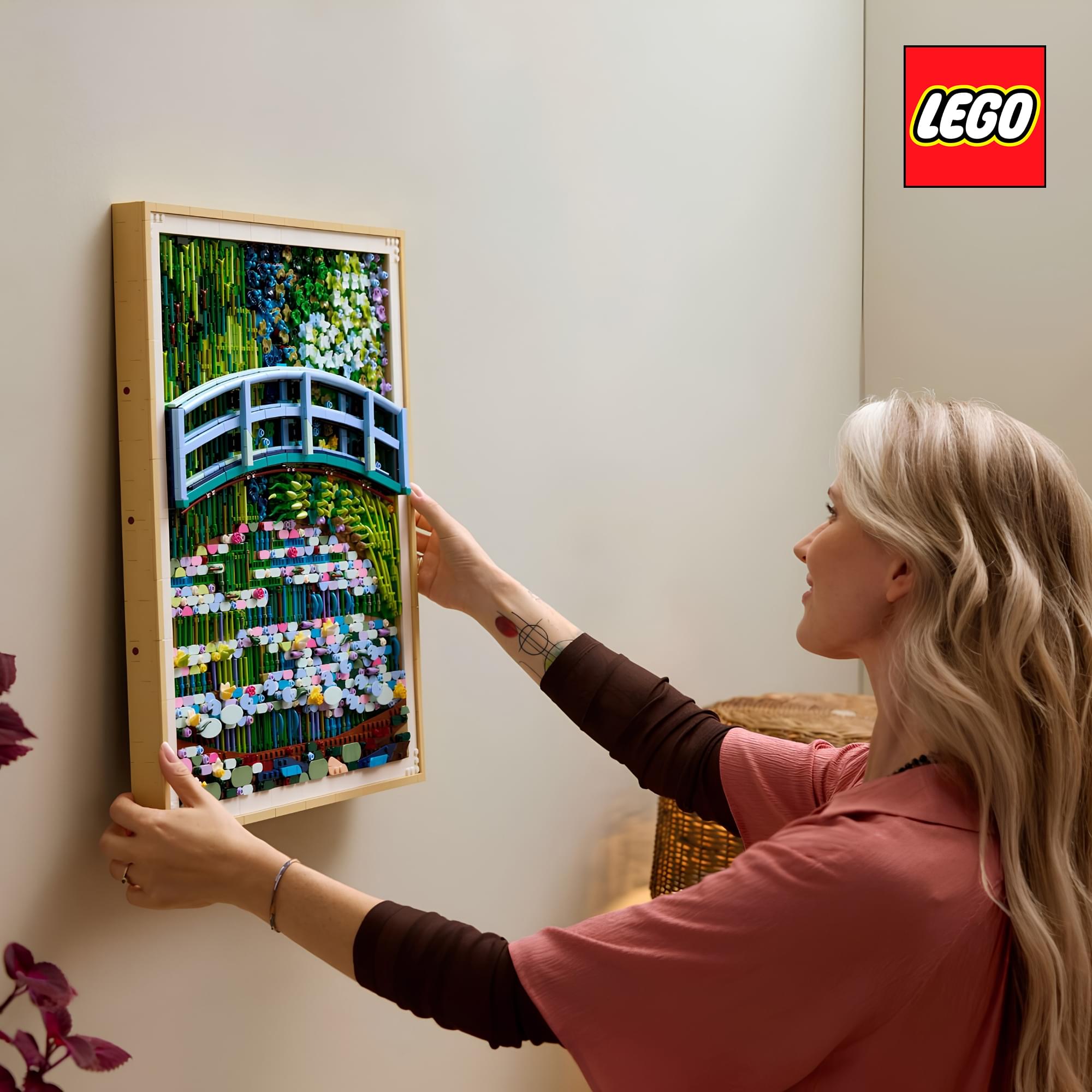 LEGO Art 31220 Claude Monet Bridge Over Pond 3179-Piece Building Set
