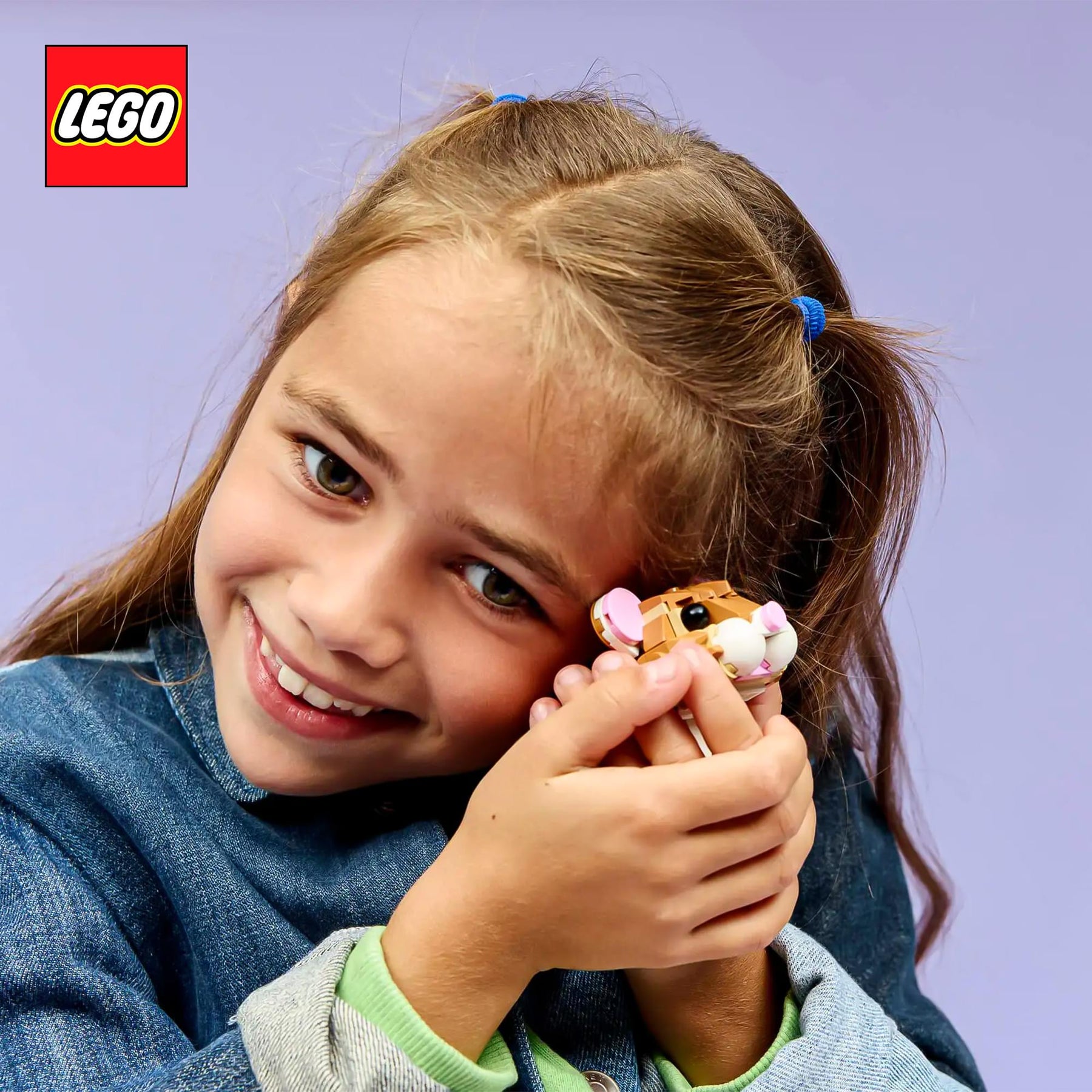 LEGO Creator 3 In 1 31376 Hamster With Flower 166-Piece Building Set