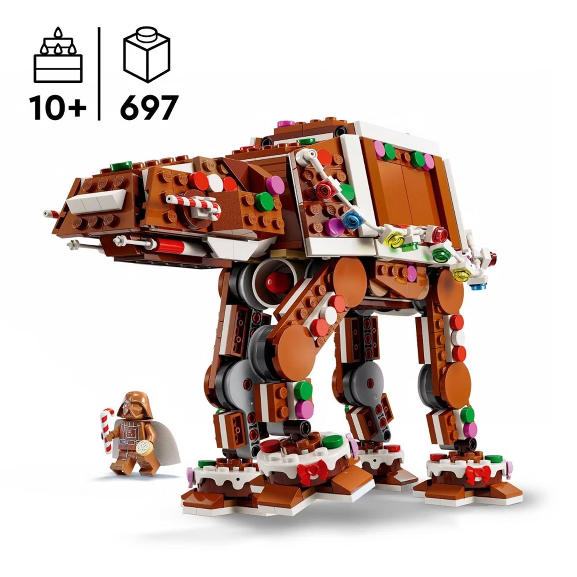 Star Wars LEGO 40806 Gingerbread AT-AT Walker 697-Piece Building Set