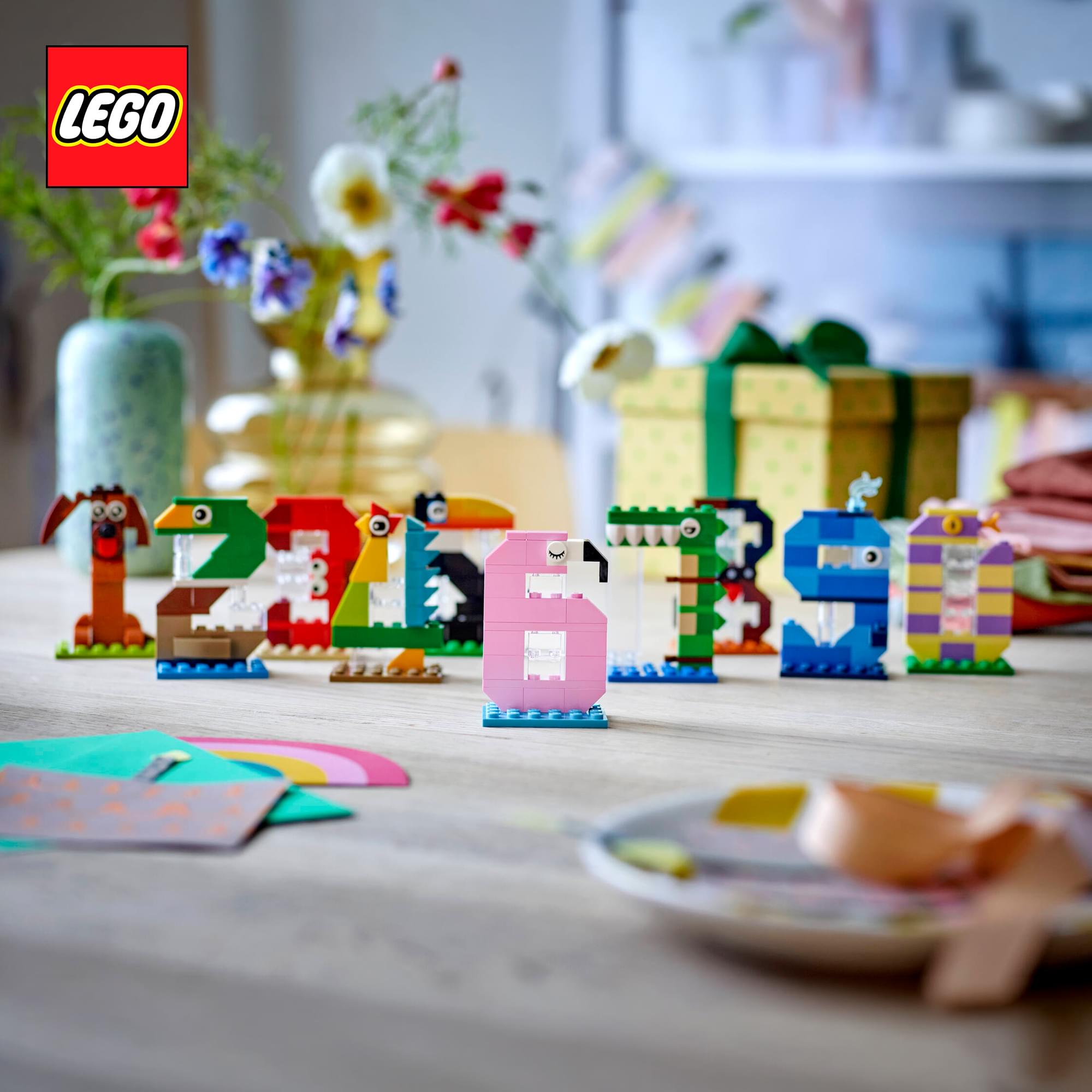LEGO 40807 Birthday Numbers 281-Piece Building Set