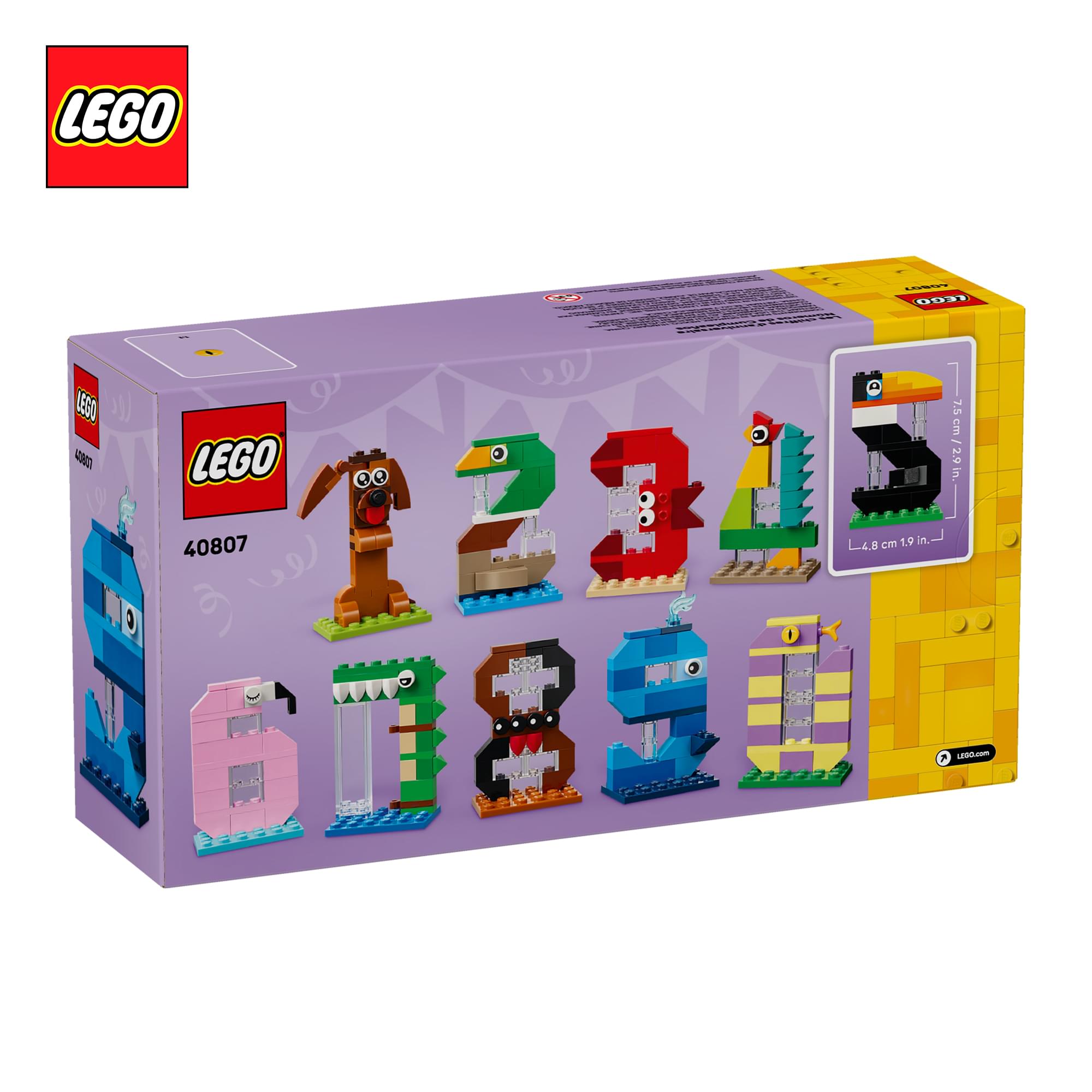 LEGO 40807 Birthday Numbers 281-Piece Building Set