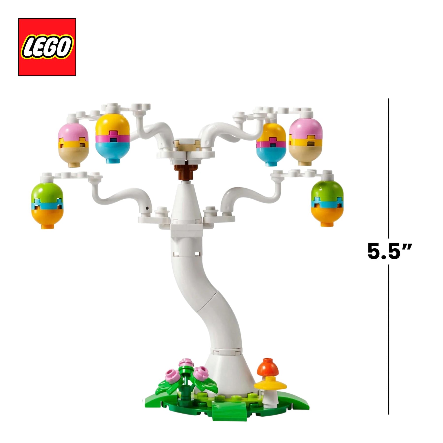 LEGO 40808 Easter Bunny and Chick Egg Hunt 386-Piece Building Set
