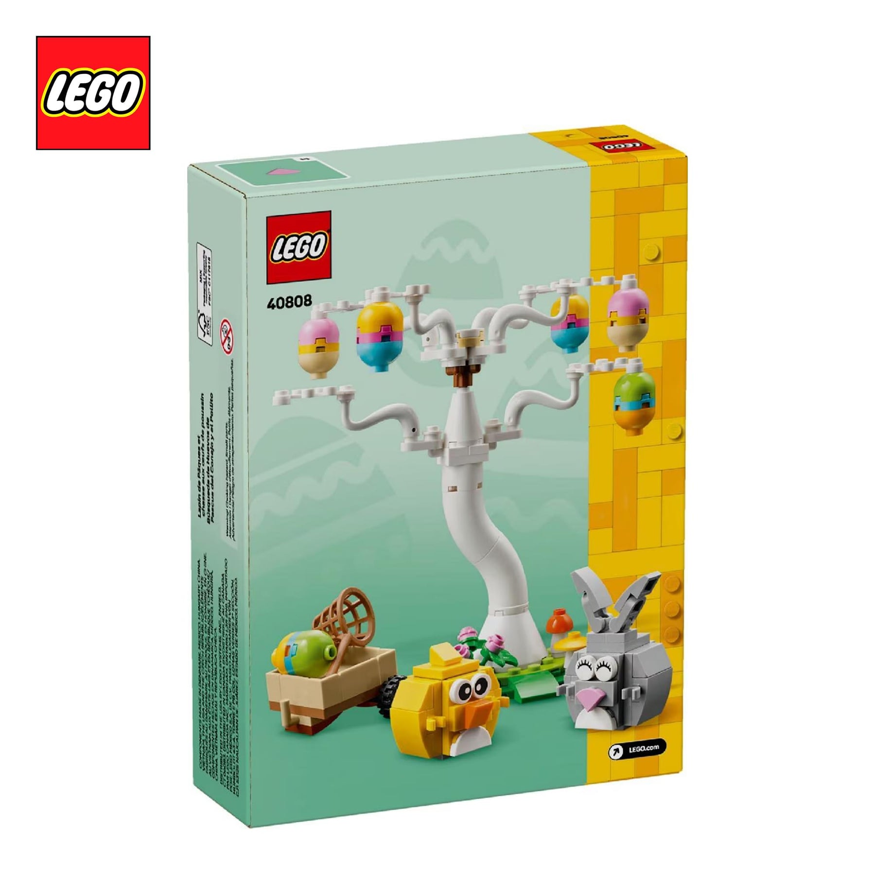 LEGO 40808 Easter Bunny and Chick Egg Hunt 386-Piece Building Set