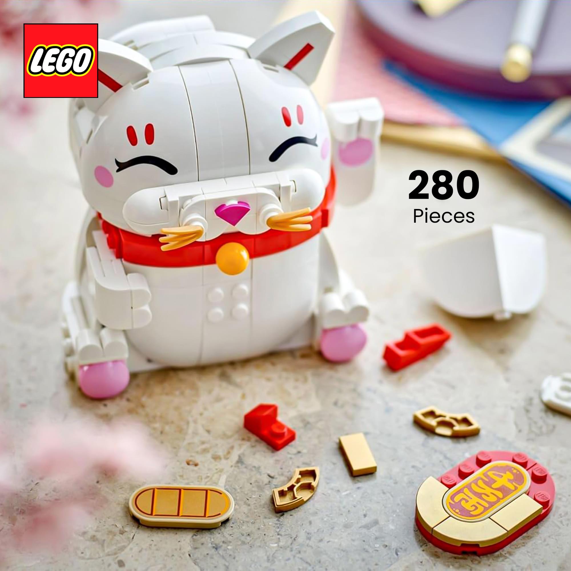 LEGO 40813 Lucky Cat 280-Piece Building Set