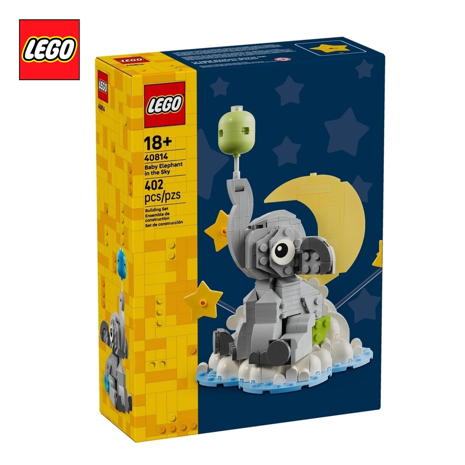 LEGO 40814 Baby Elephant In The Sky 402-Piece Building Set