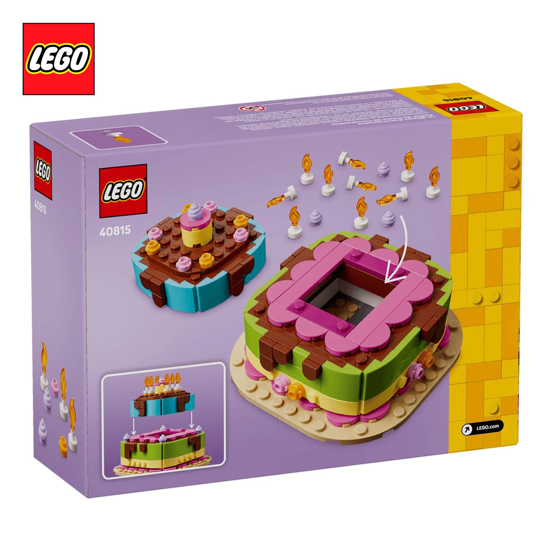LEGO 40815 Birthday Party Cake 219-Piece Building Set
