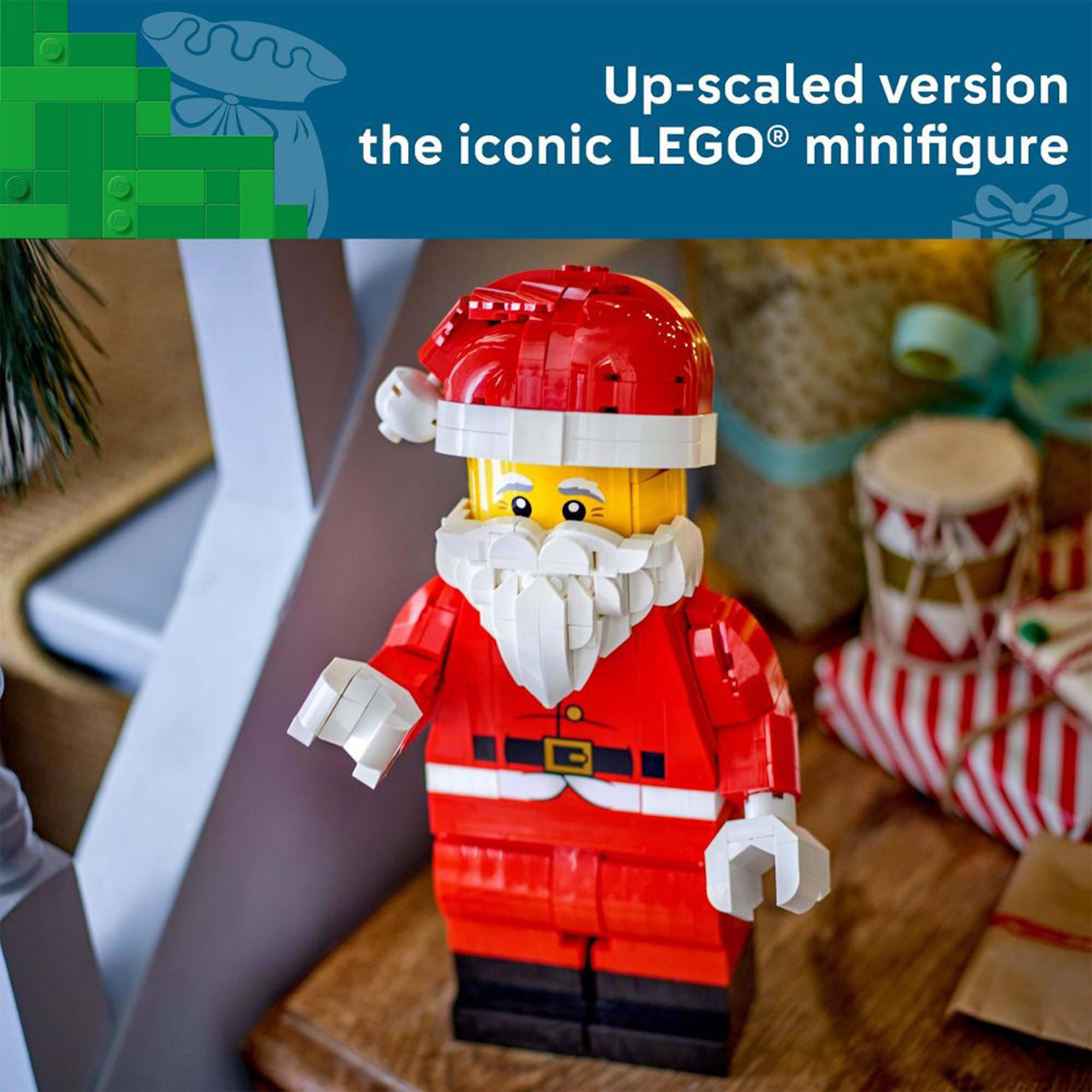 LEGO 40820 Up-Scaled Santa Minifigure 761-Piece Building Set