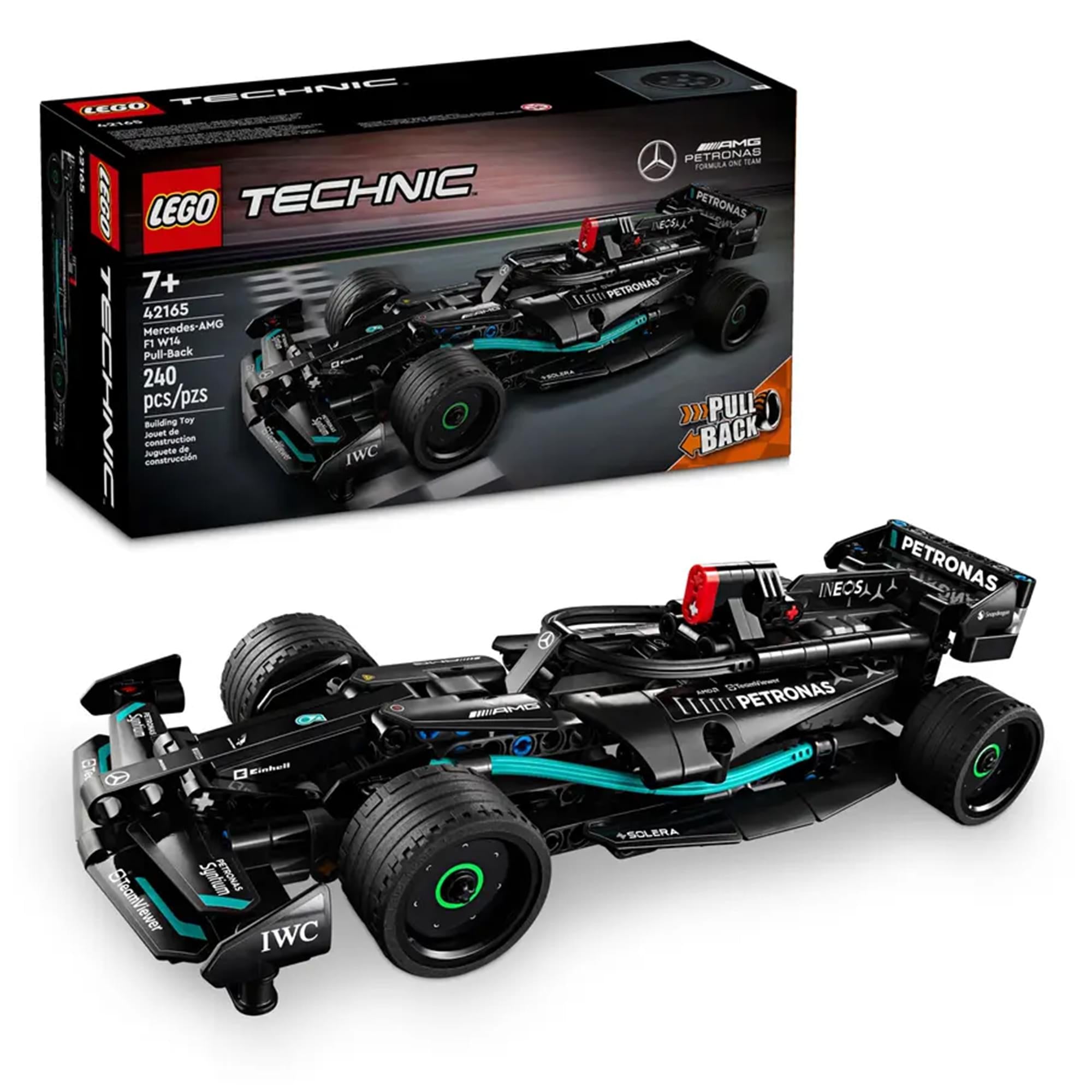 LEGO Technic 42165 Mercedes-AMG F1 W14 Pull-Back 267-Piece Building Set