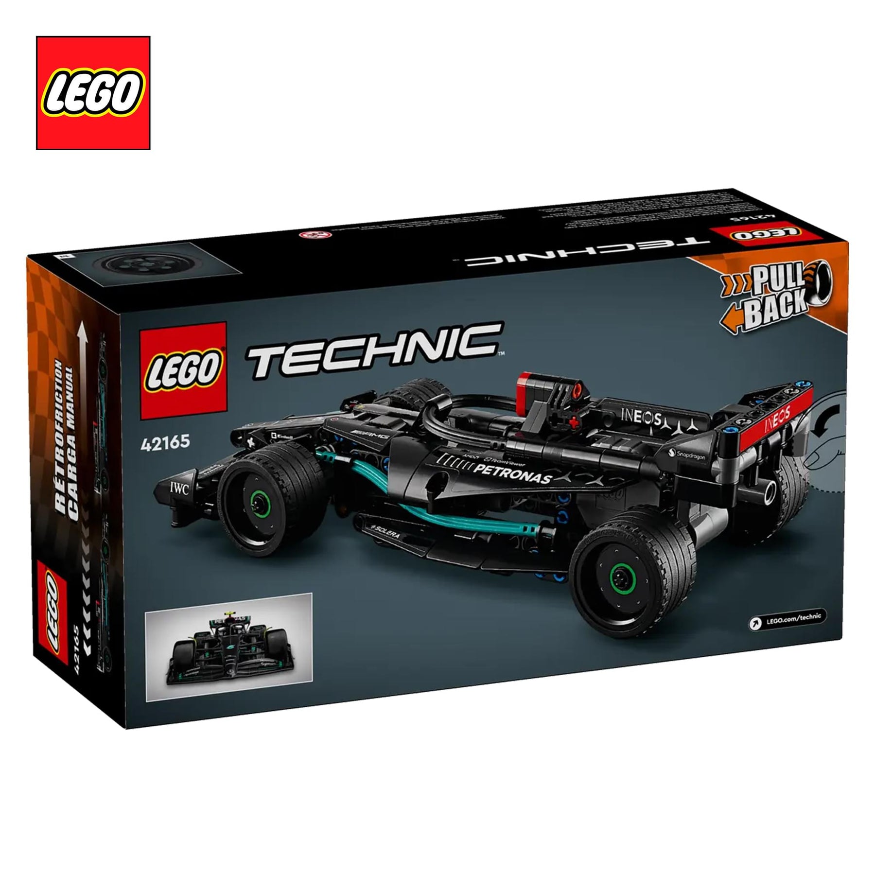 LEGO Technic 42165 Mercedes-AMG F1 W14 Pull-Back 267-Piece Building Set