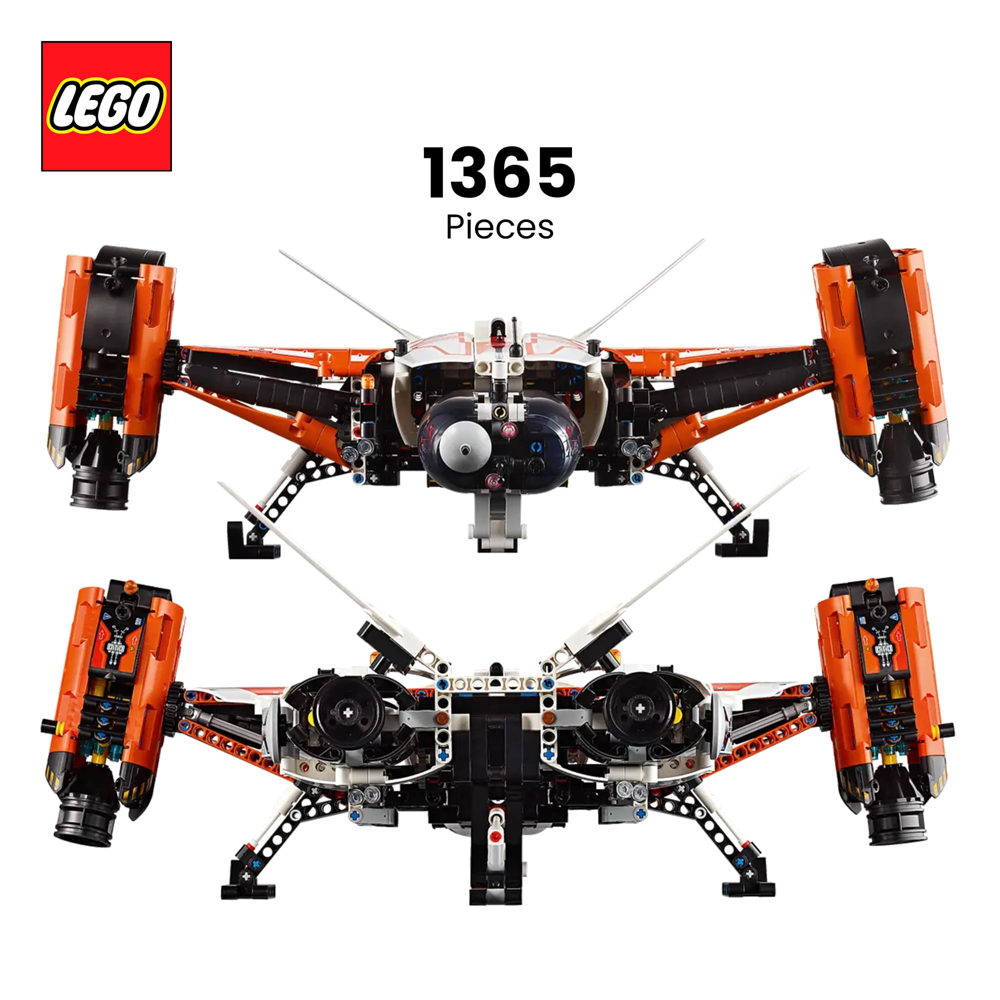 LEGO Technic 42181 VTOL Heavy Cargo Spaceship LT81 1365-Piece Building Set