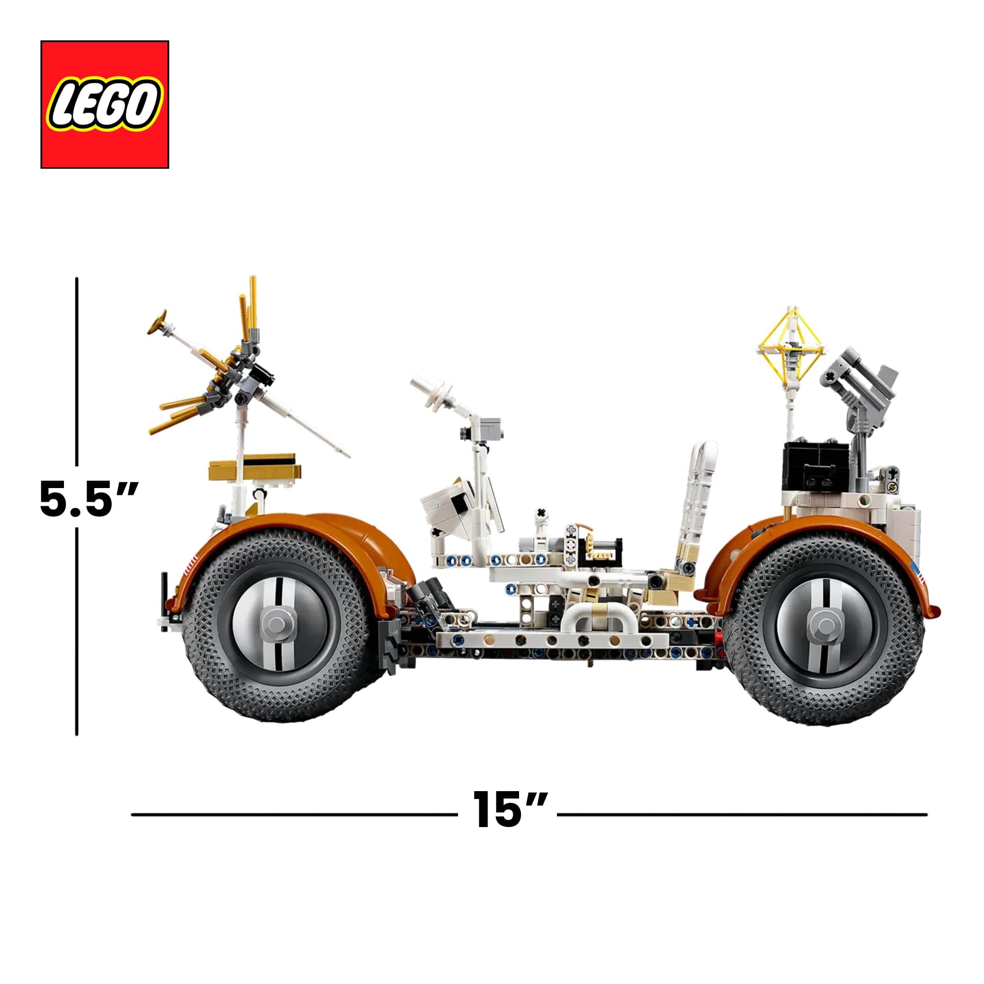 LEGO Technic 42182 NASA Apollo Lunar Roving Vehicle LRV 1913-Piece Building Set