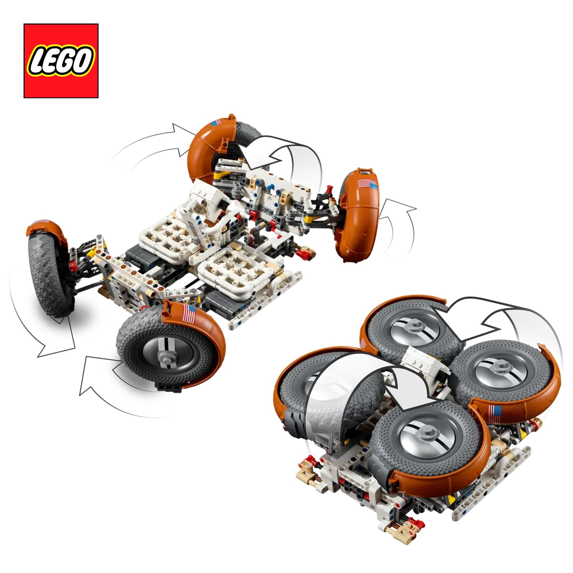 LEGO Technic 42182 NASA Apollo Lunar Roving Vehicle LRV 1913-Piece Building Set