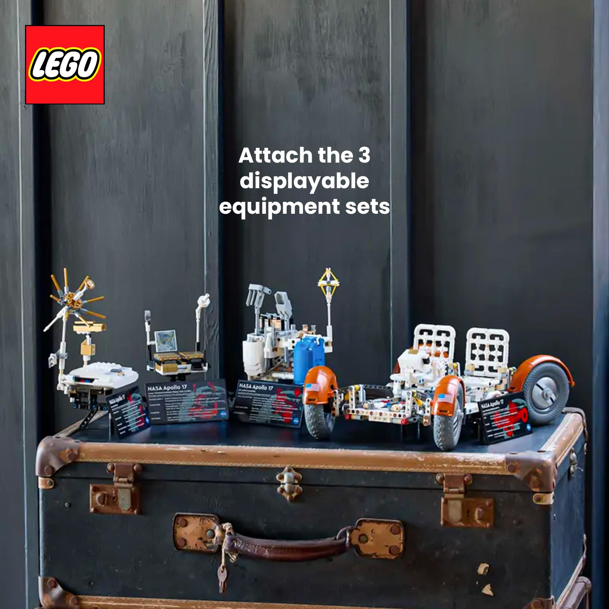 LEGO Technic 42182 NASA Apollo Lunar Roving Vehicle LRV 1913-Piece Building Set