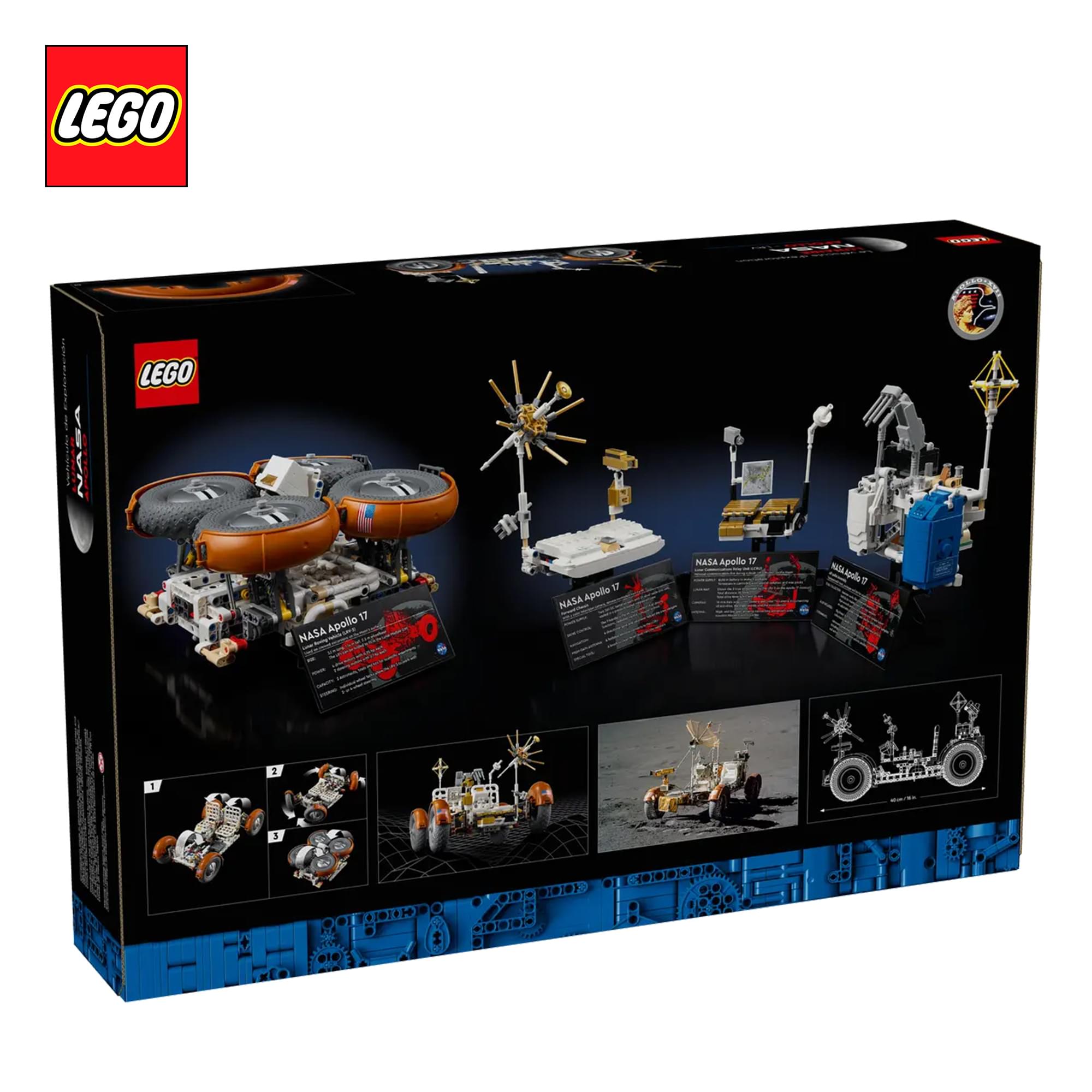 LEGO Technic 42182 NASA Apollo Lunar Roving Vehicle LRV 1913-Piece Building Set