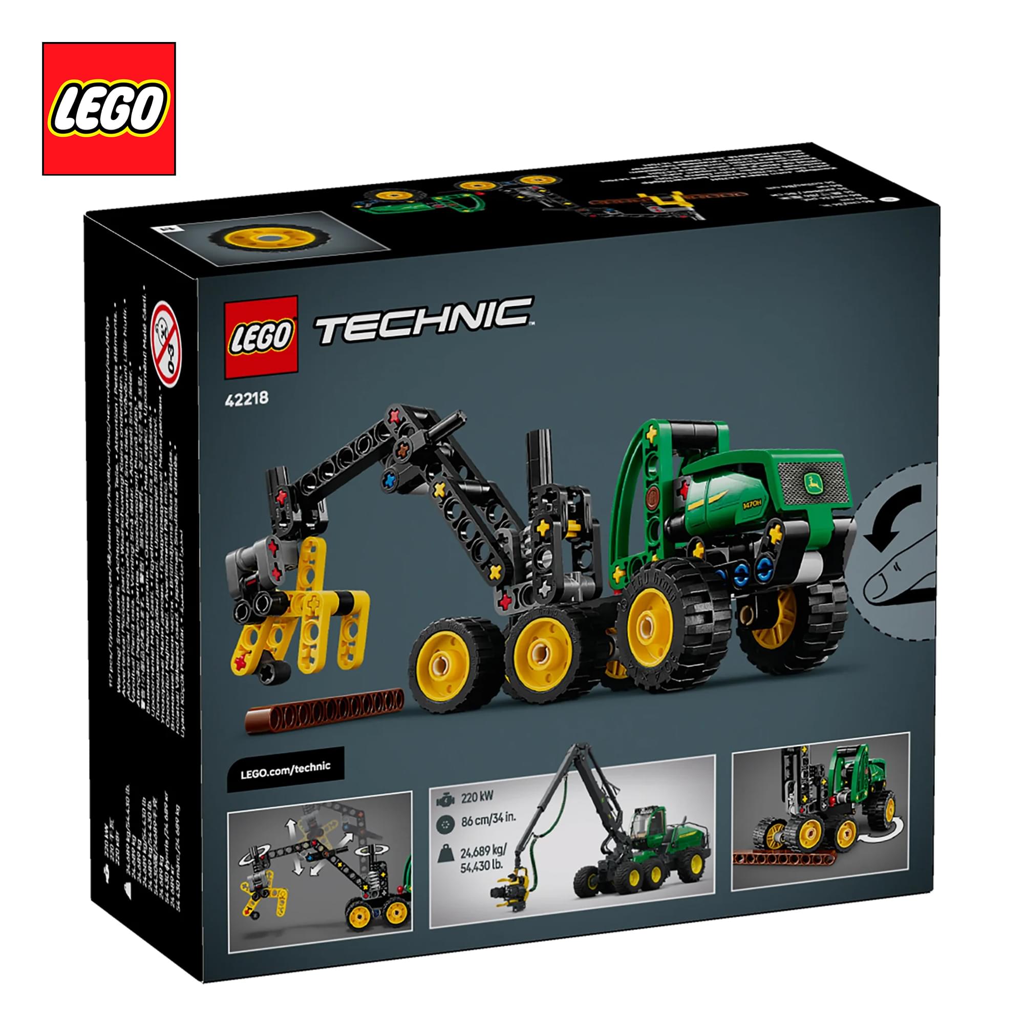 LEGO Technic 42218 John Deere 1470H Wheeled Harvester 117-Piece Building Set