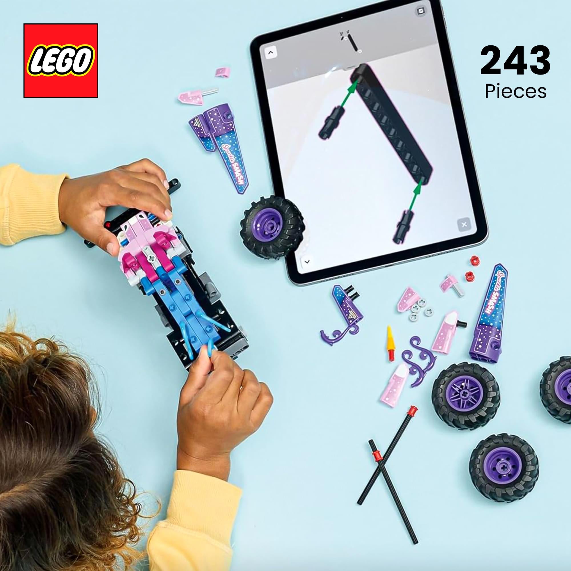 LEGO Technic 42220 Monster Jam Sparkle Smash Pull-Back 243-Piece Building Set